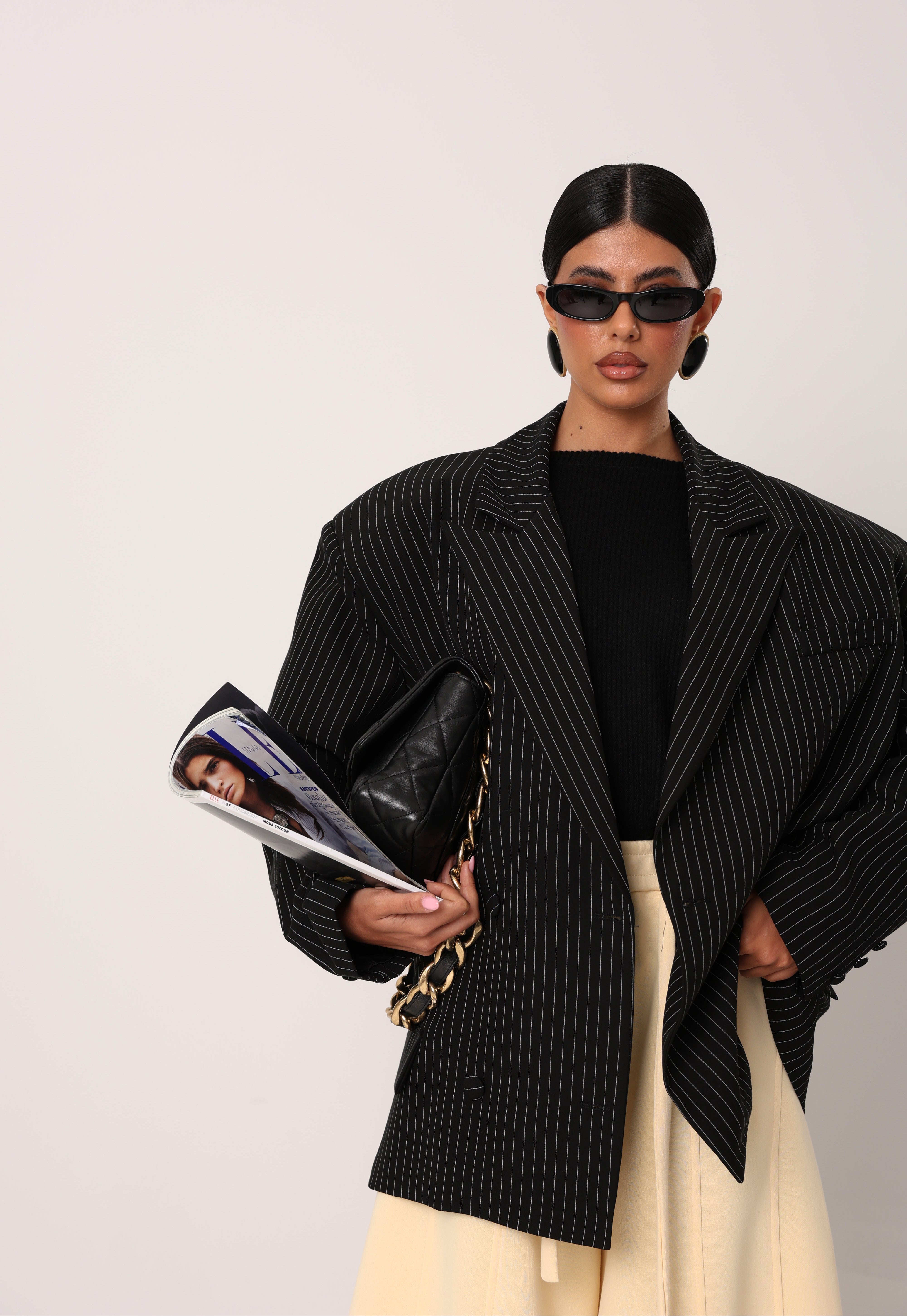 BLAZER GESSATO MYLES NERO