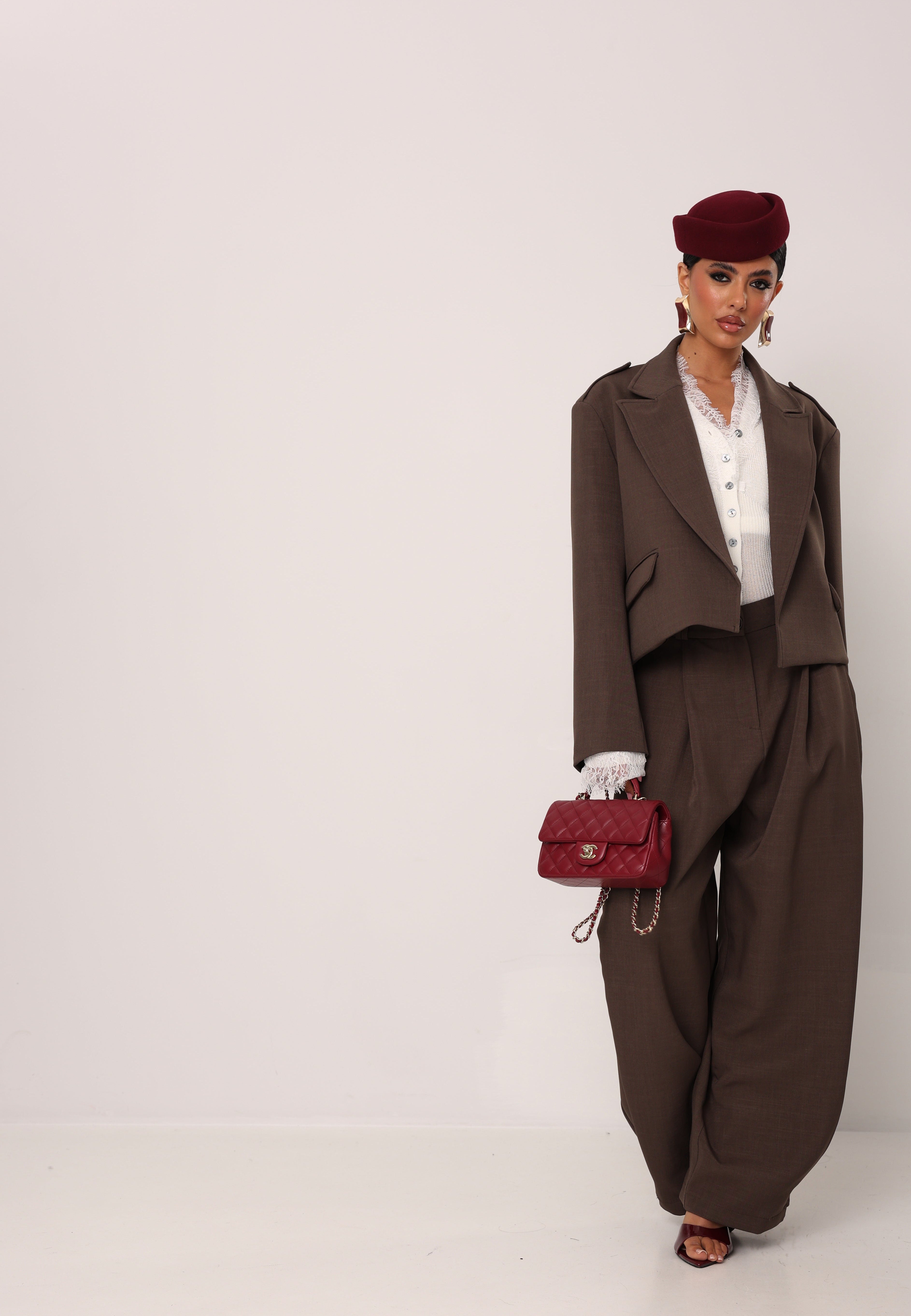 BLAZER SPALLINE MARYLU CHOCO