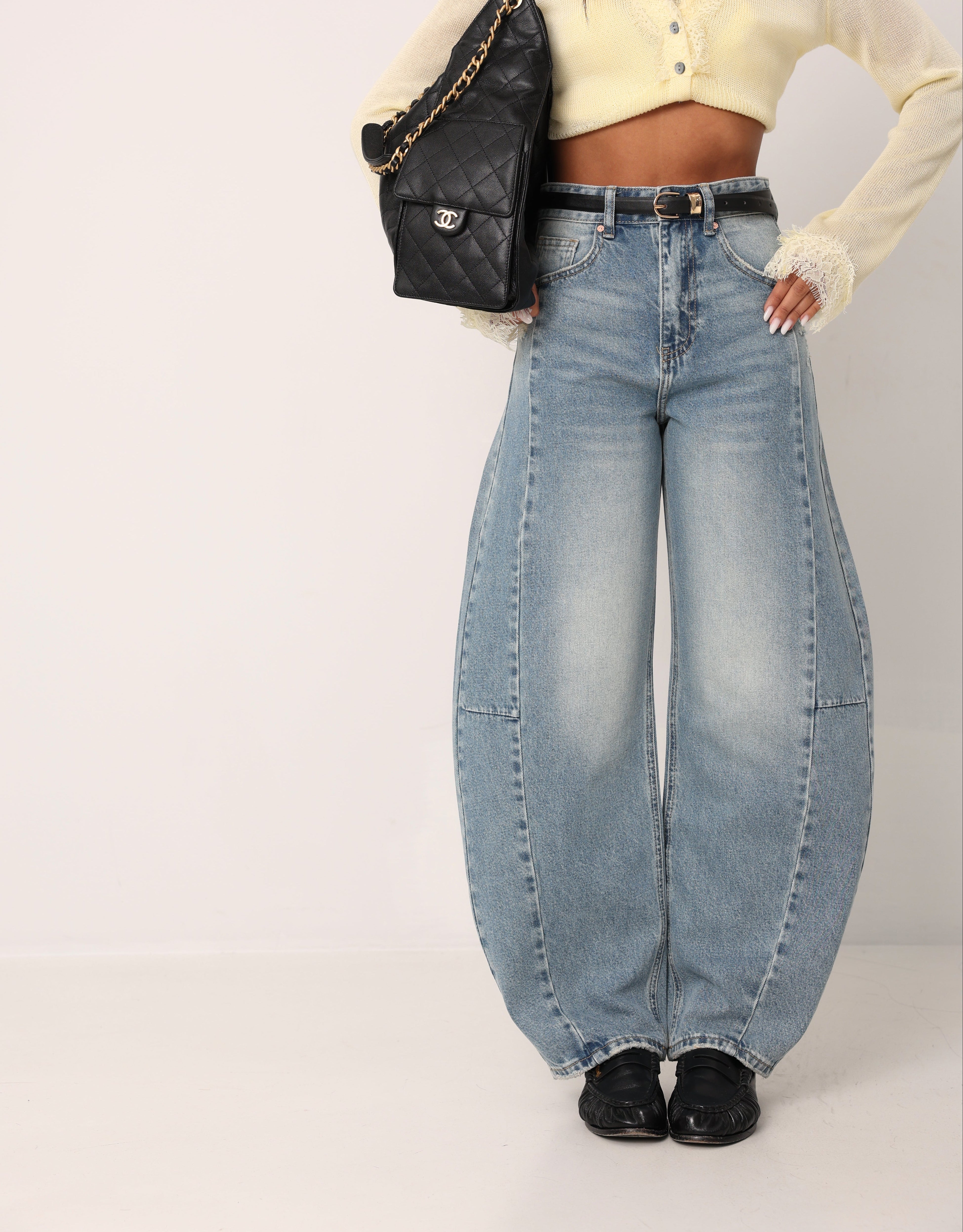 JEANS BALLOON LEDA CUCITURE