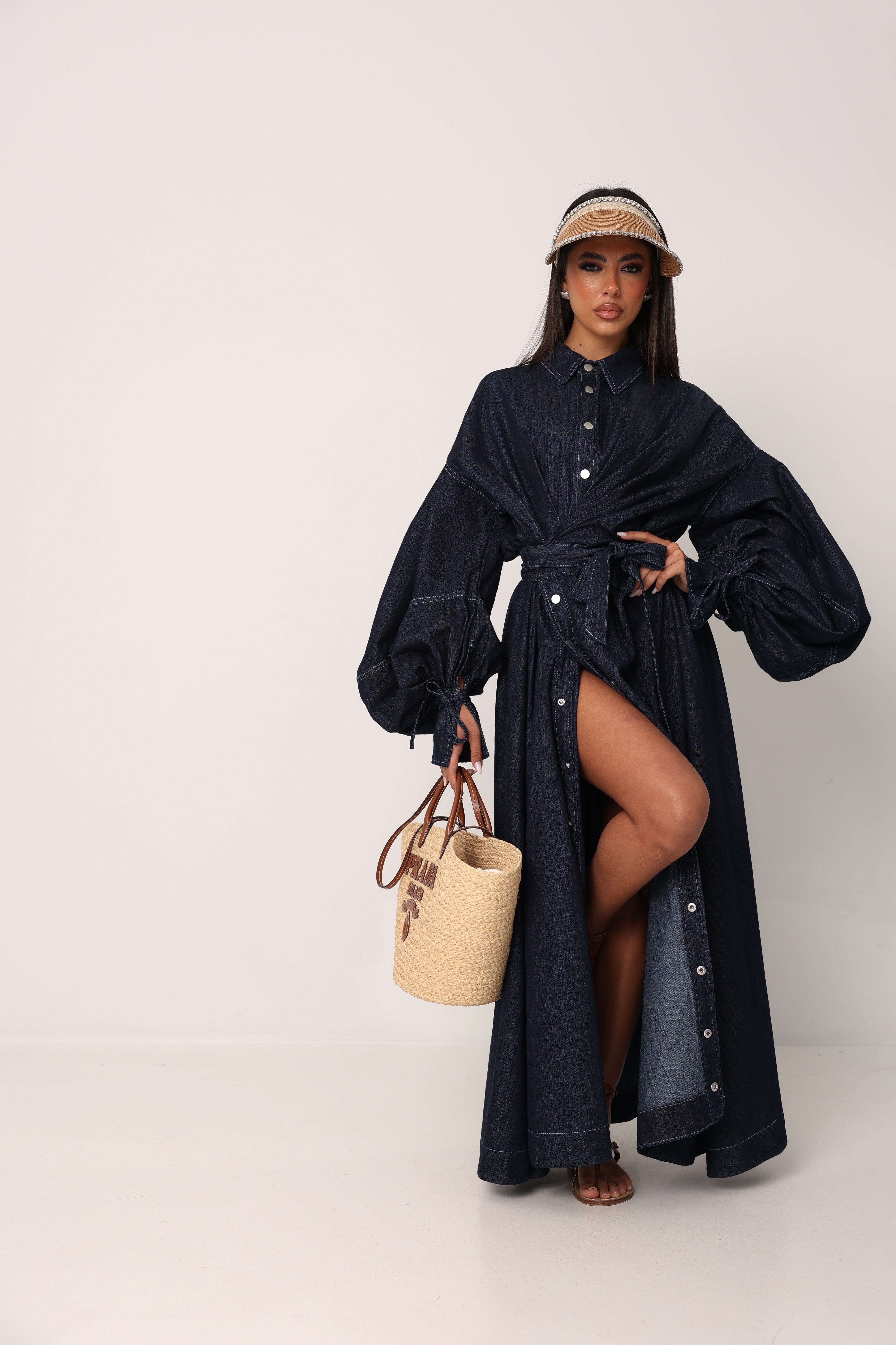 VESTITO KAREN DENIM SCURO