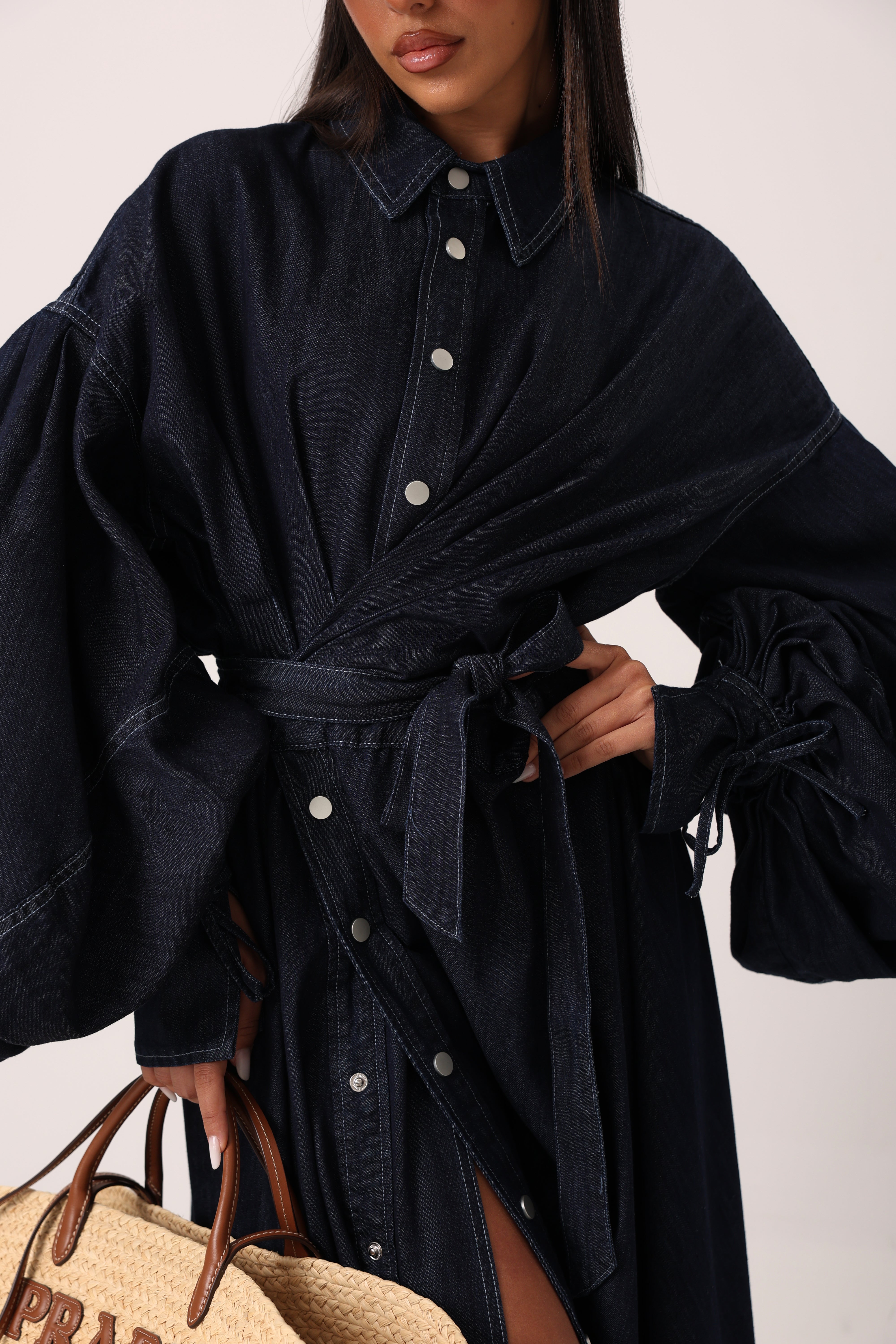 VESTITO KAREN DENIM SCURO