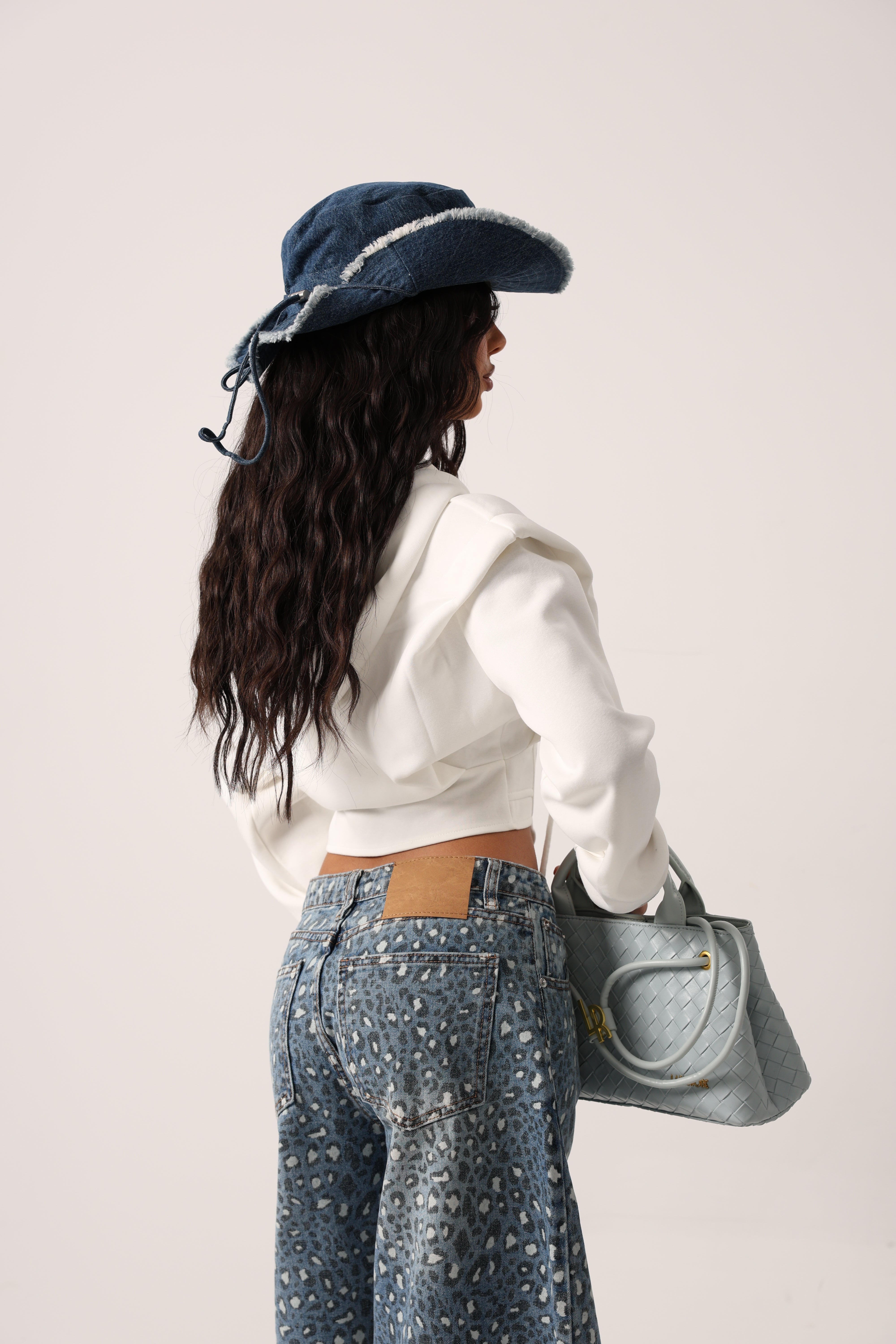 JEANS DUA LEOPARDATO