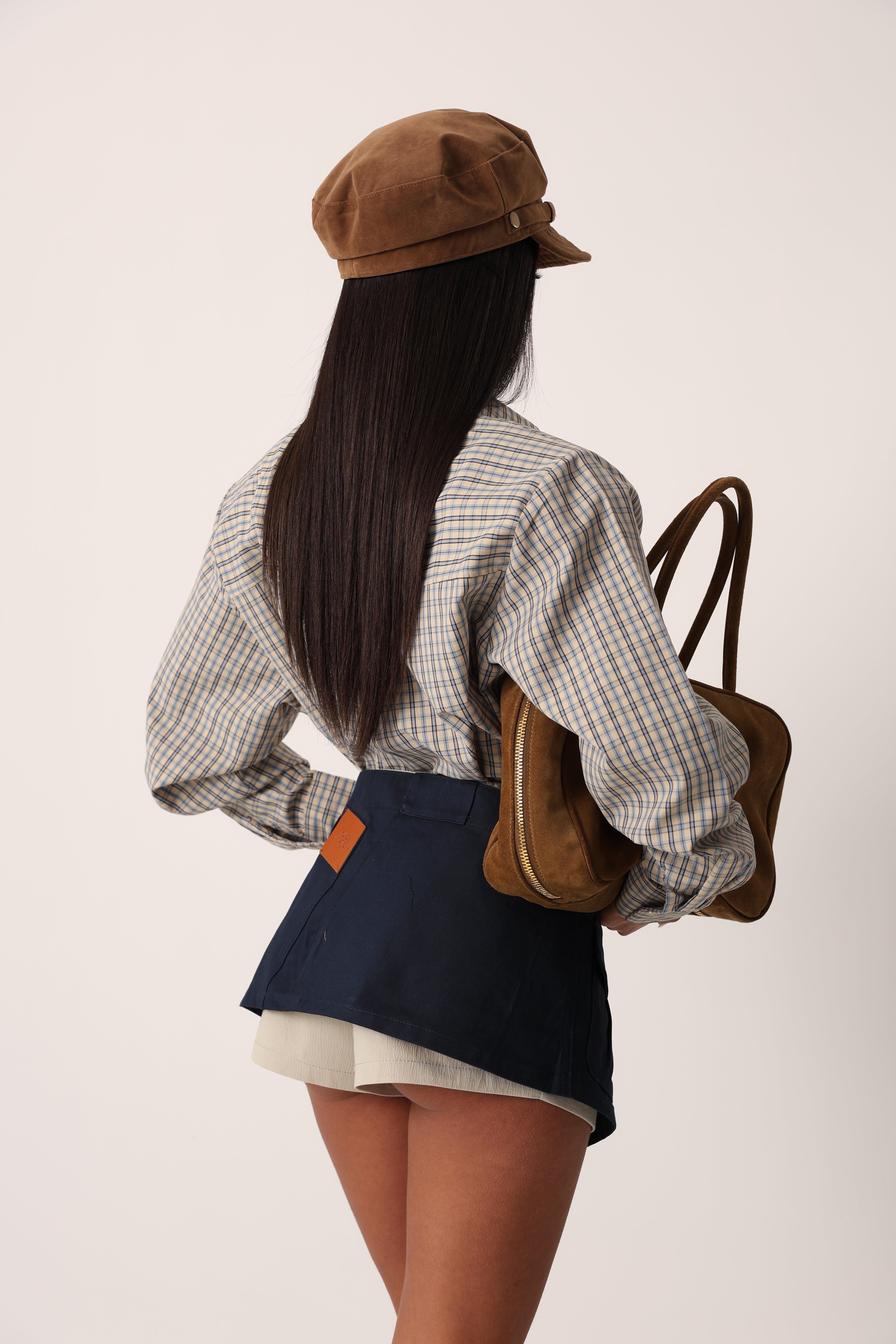 PANTAGONNA GEORGINA BLU/BEIGE
