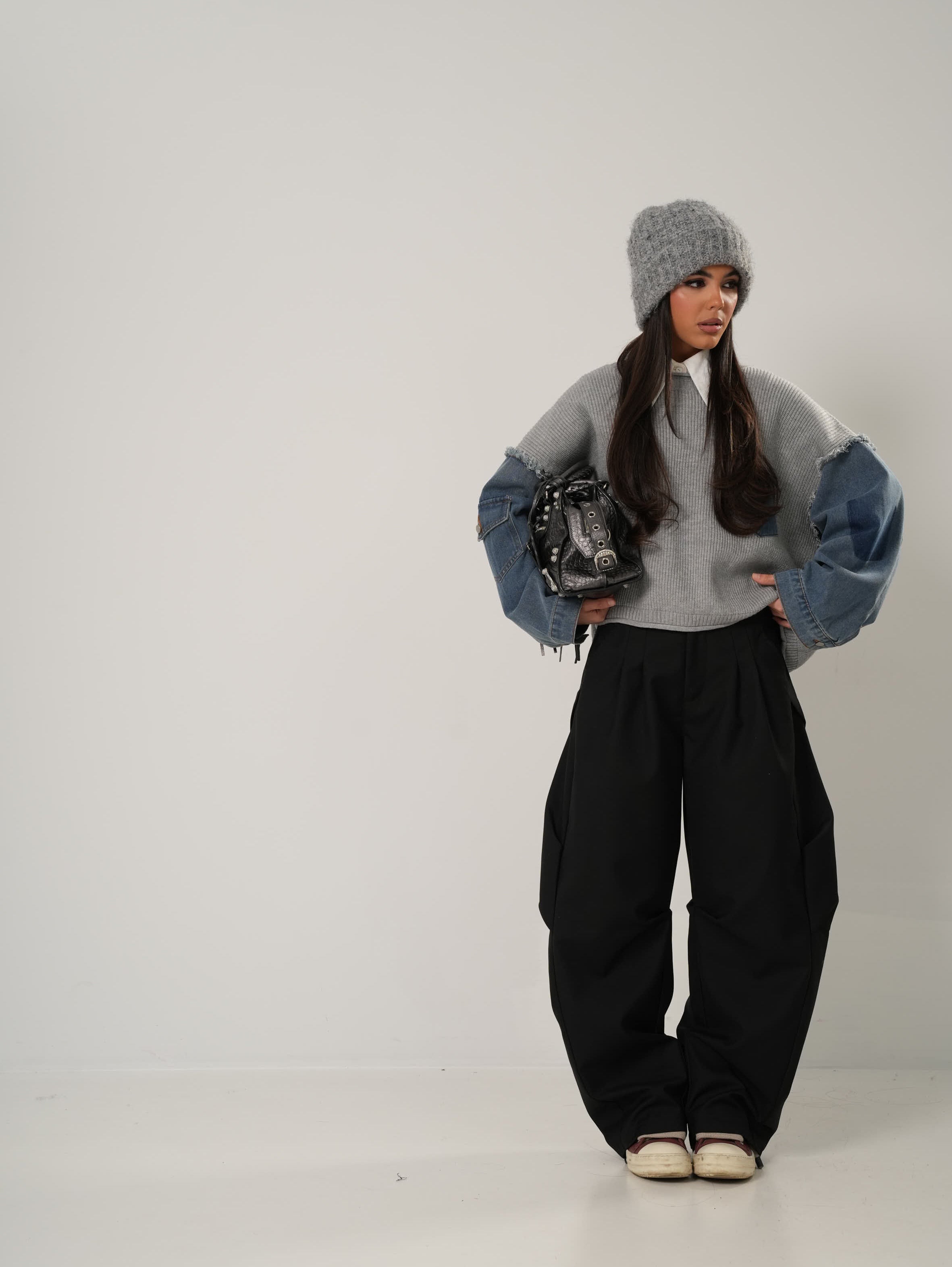 PANTALONI PUFFY NERI