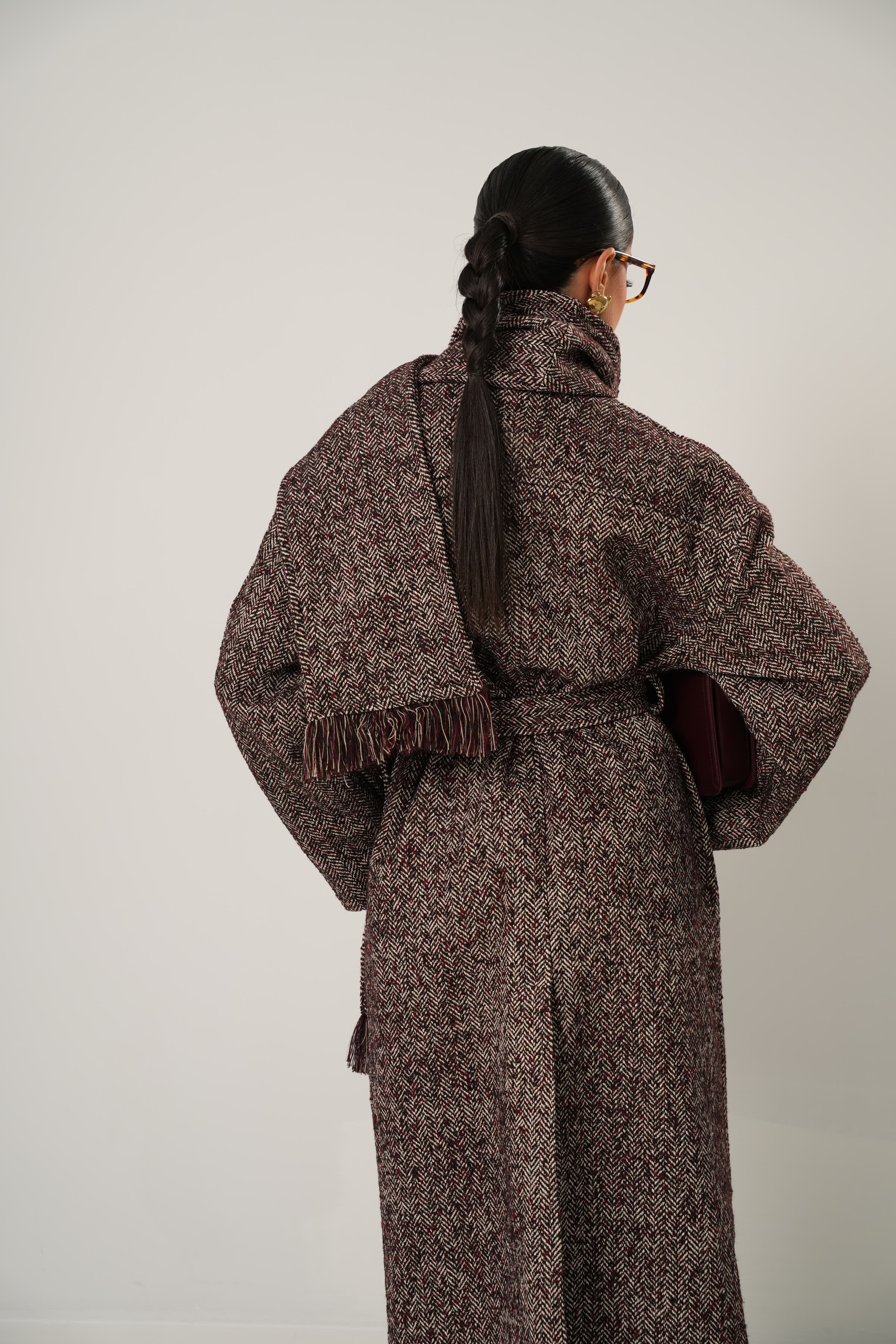 CAPPOTTO SPIGATO MAGGIE BORDEUAX BY LUMINA