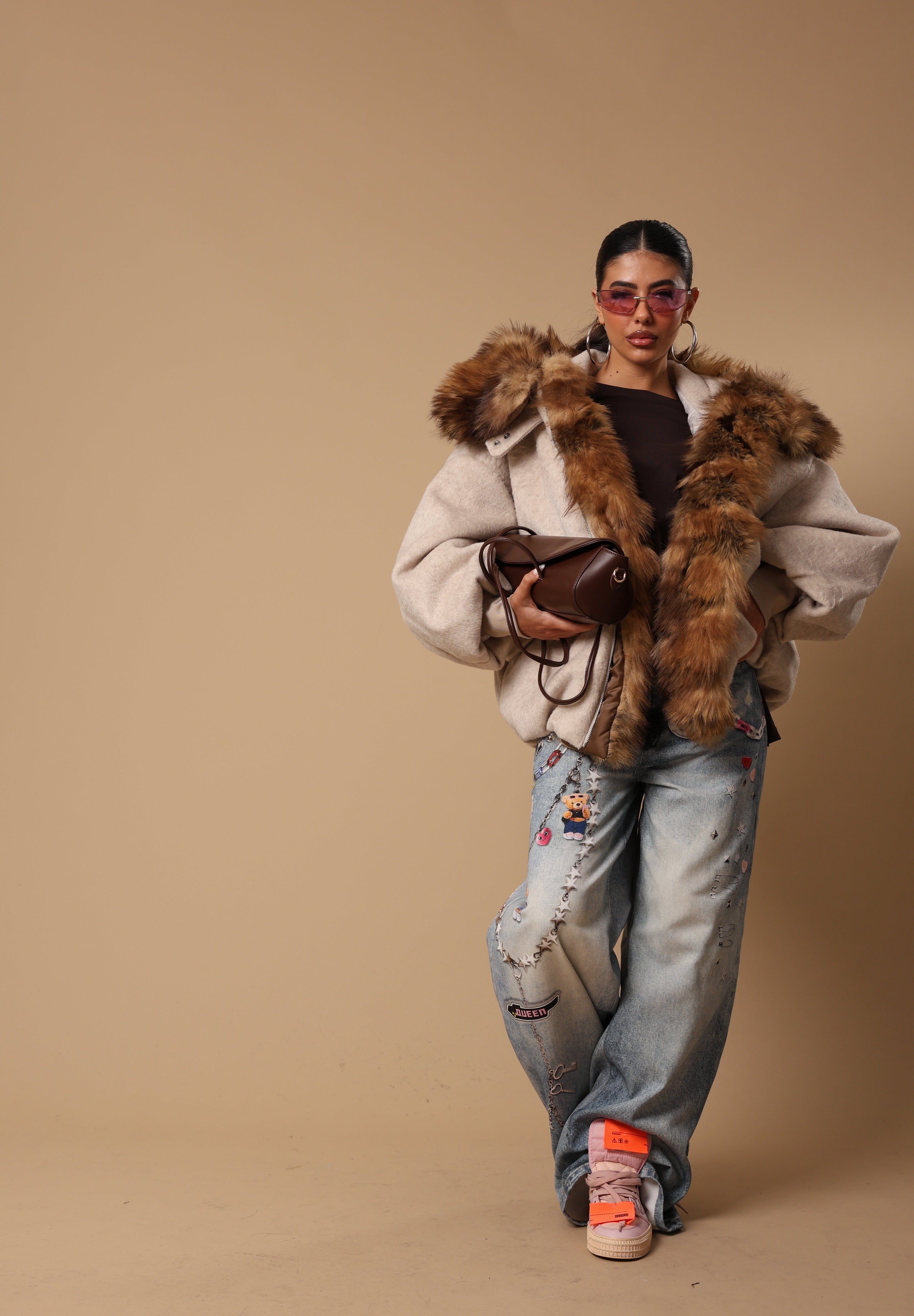 JEANS CATENE IRMA DENIM CHIARO