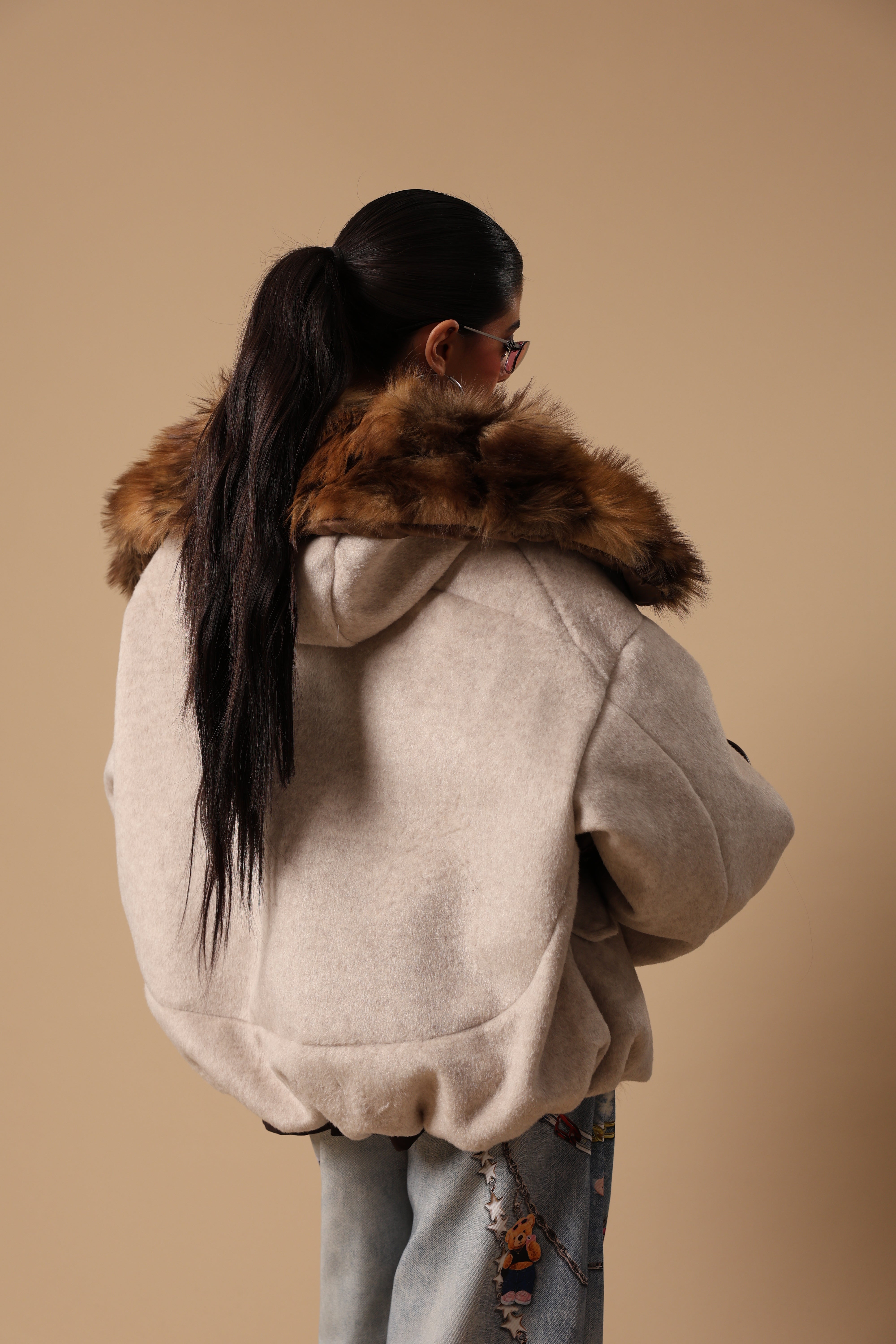 GIUBBINO CAPPUCCIO KUMA BEIGE