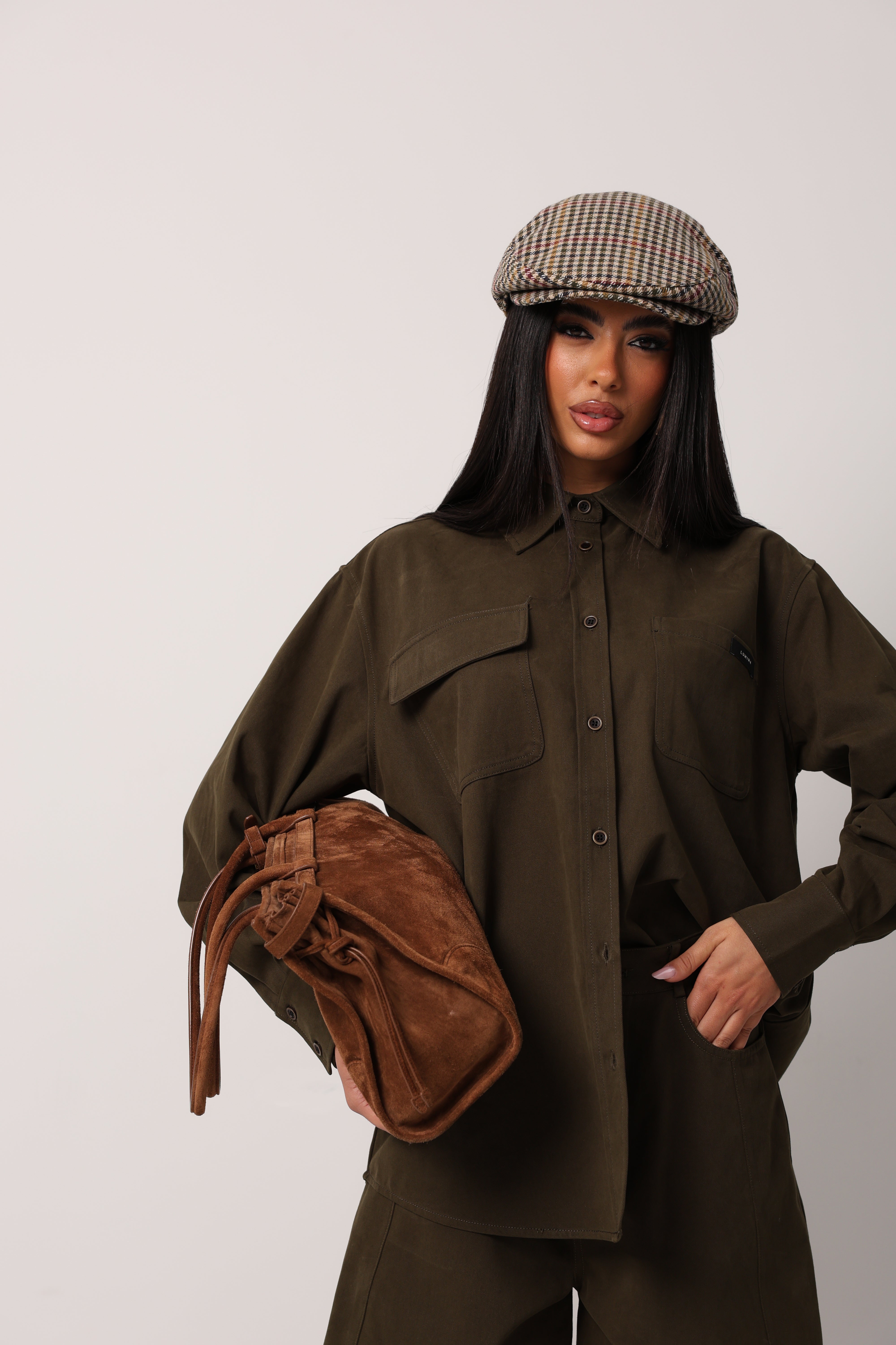 CAMICIONE CLAUDETTE VERDE BY LUMINA