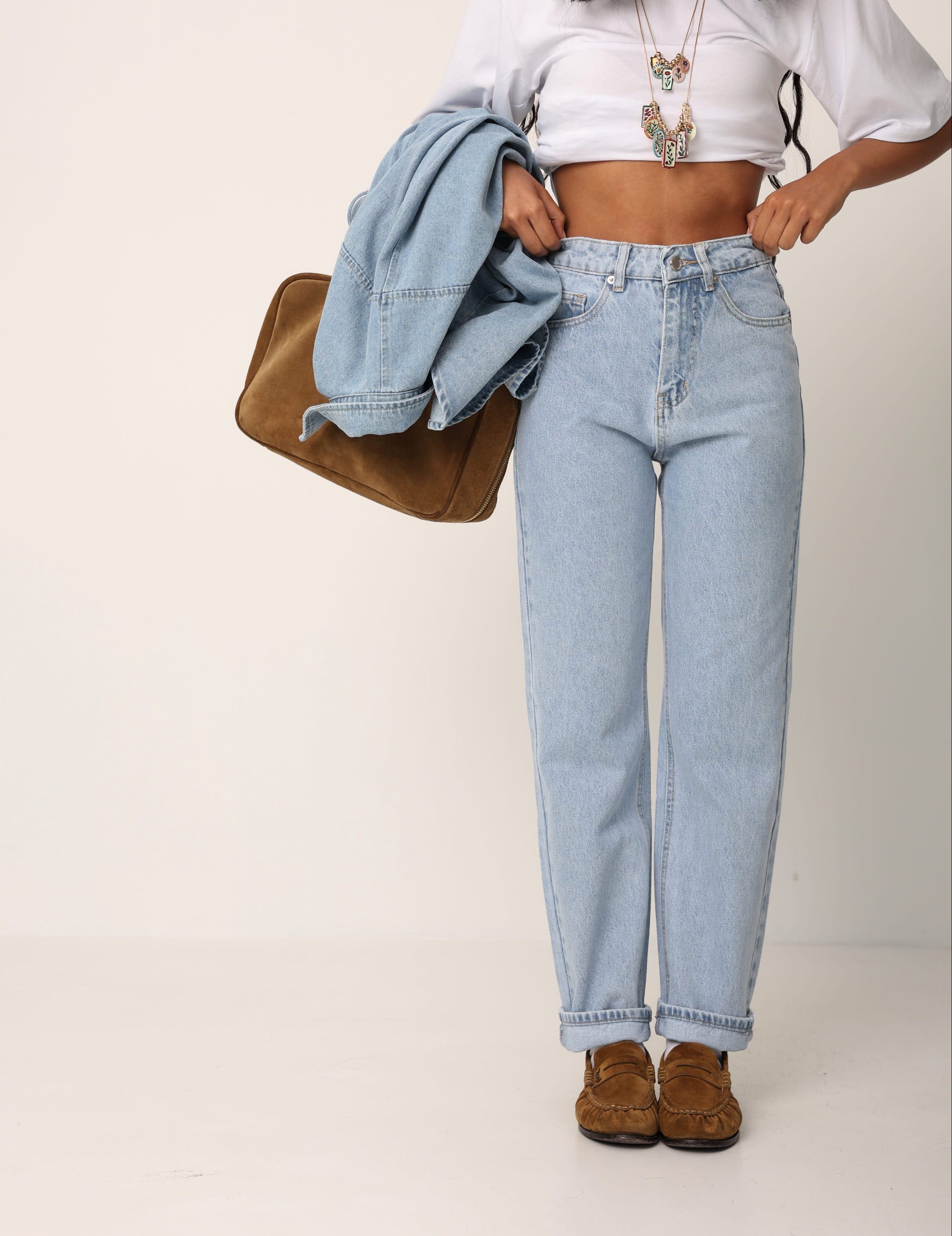 JEANS SANTIAGO DENIM CHIARO