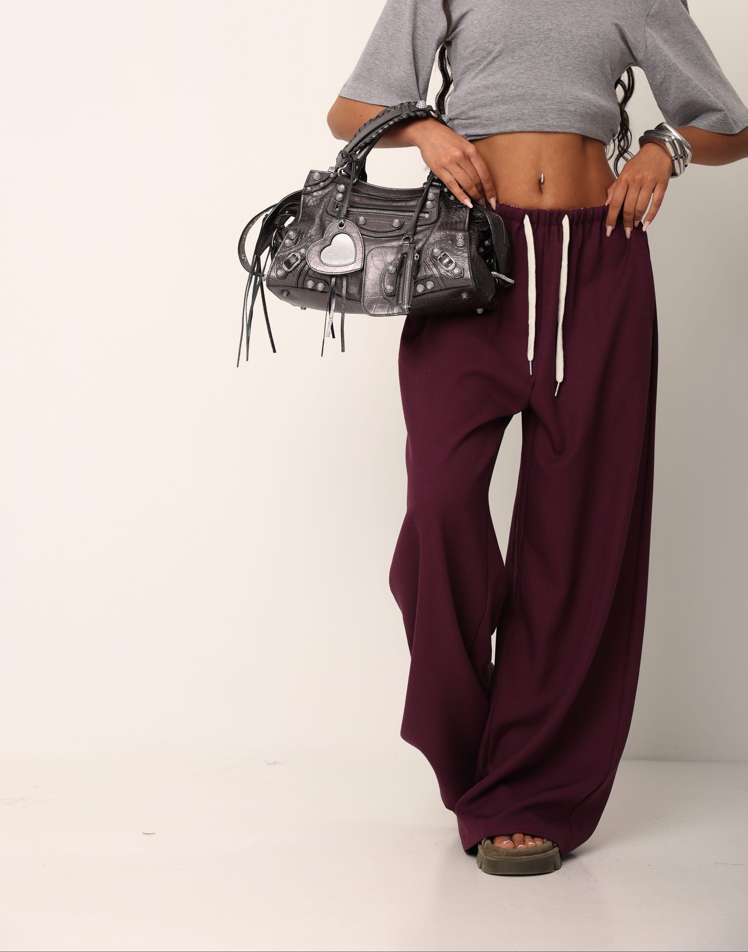 PANTALONI LOLLO PRUGNA