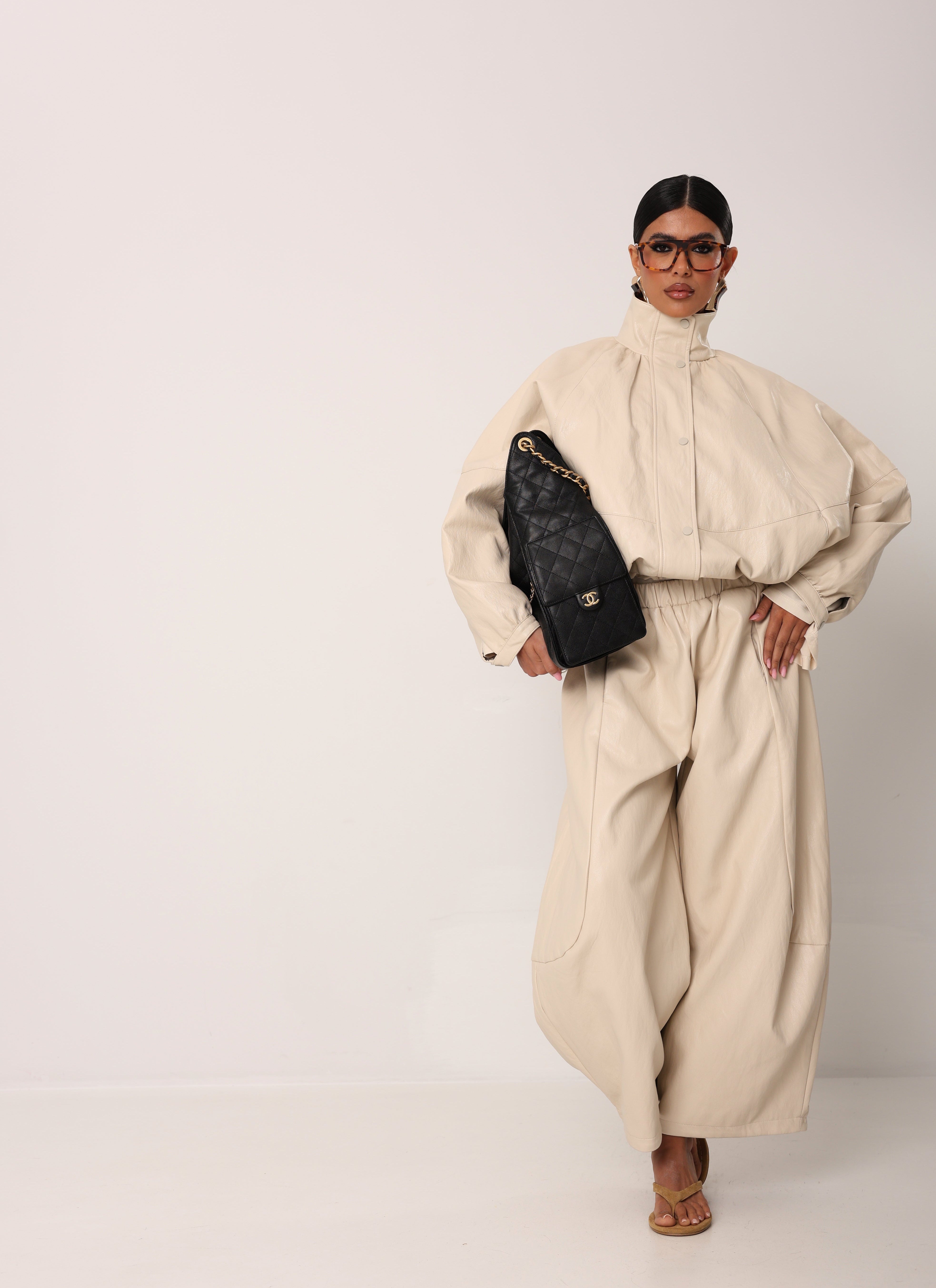 PANTALONI BALLOON DILAN CREMA