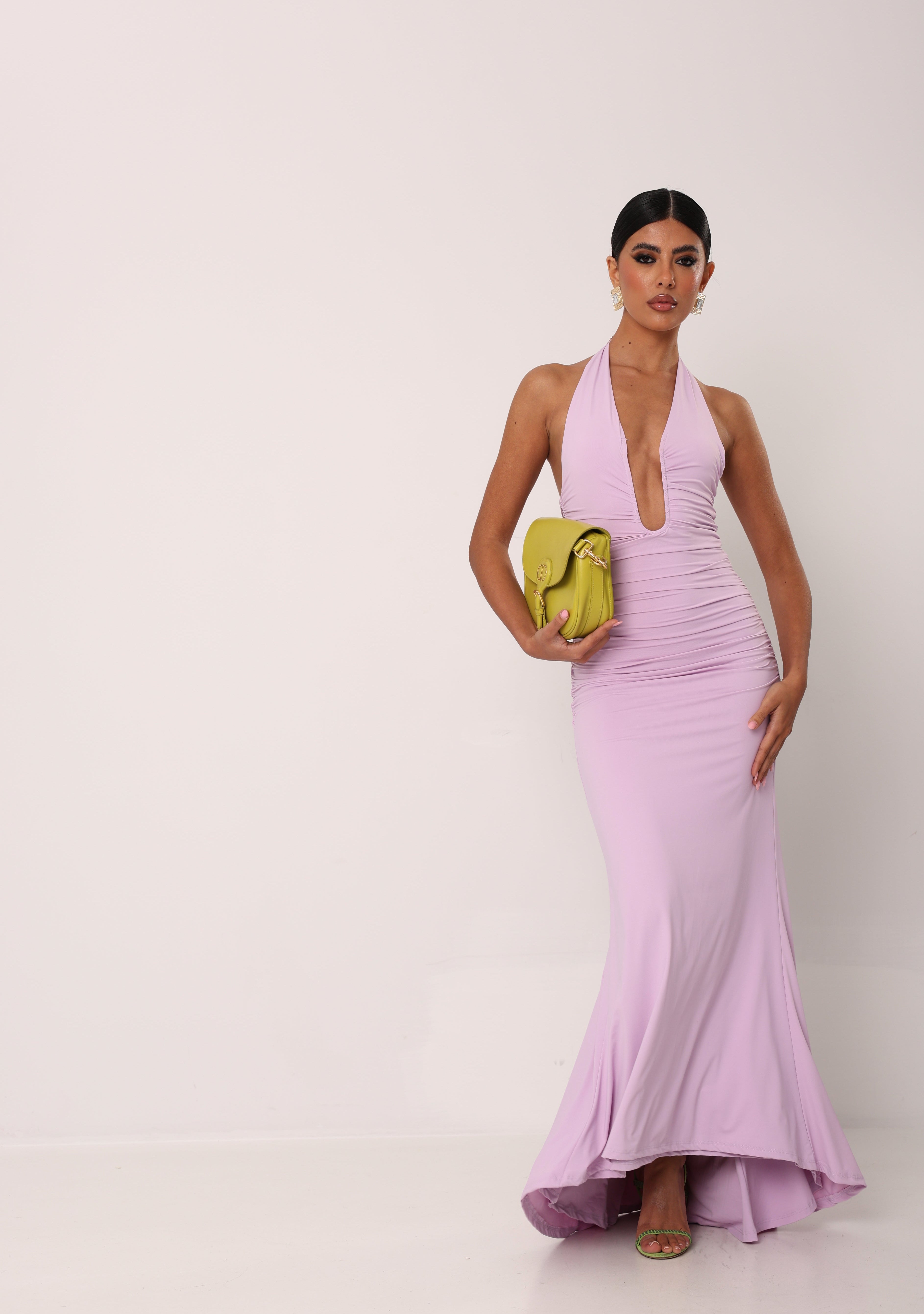 VESTITO DRAPPEGGIO TRISHA LILLA