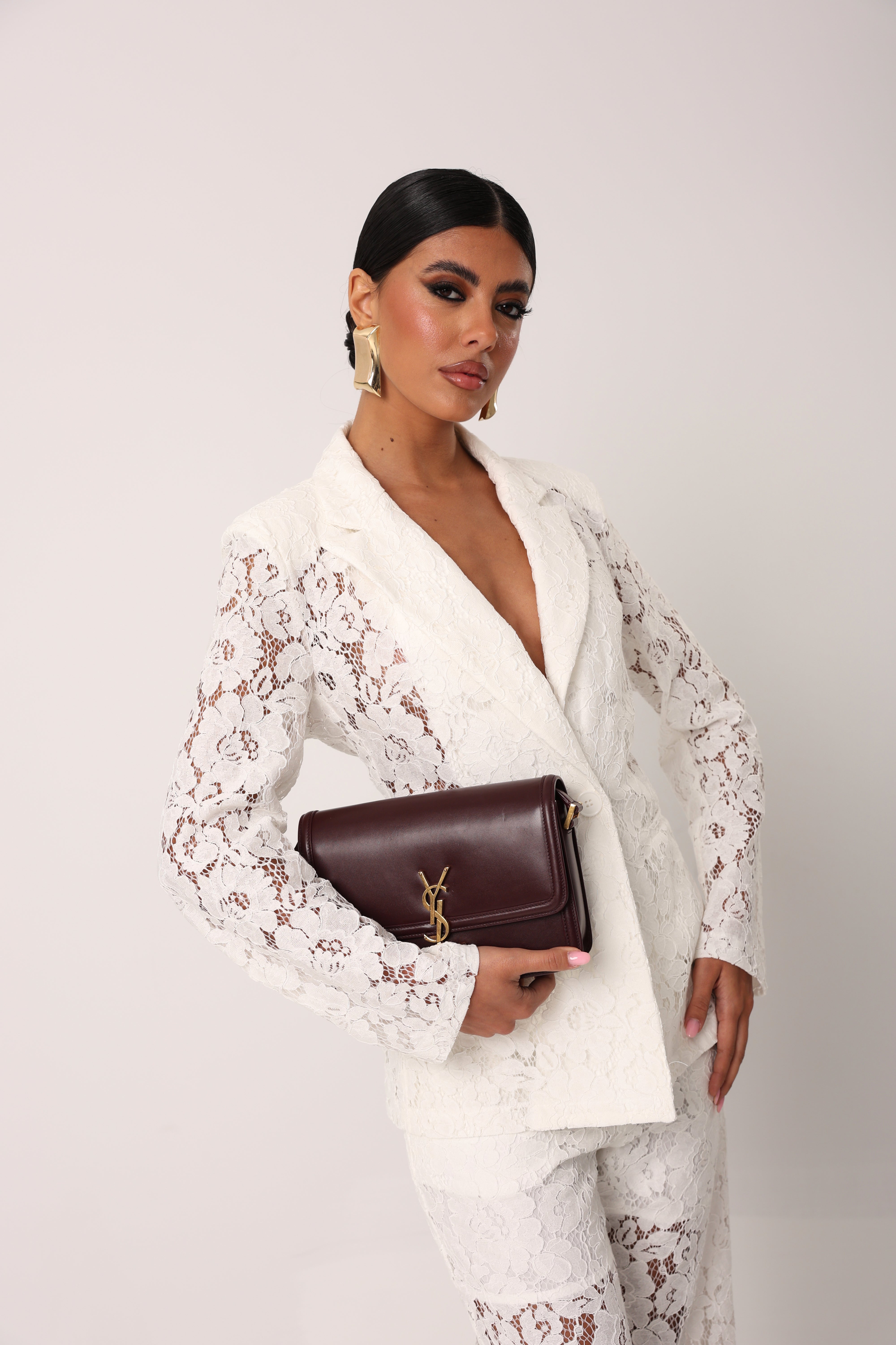 GIACCA PIZZO SHERRY BIANCA