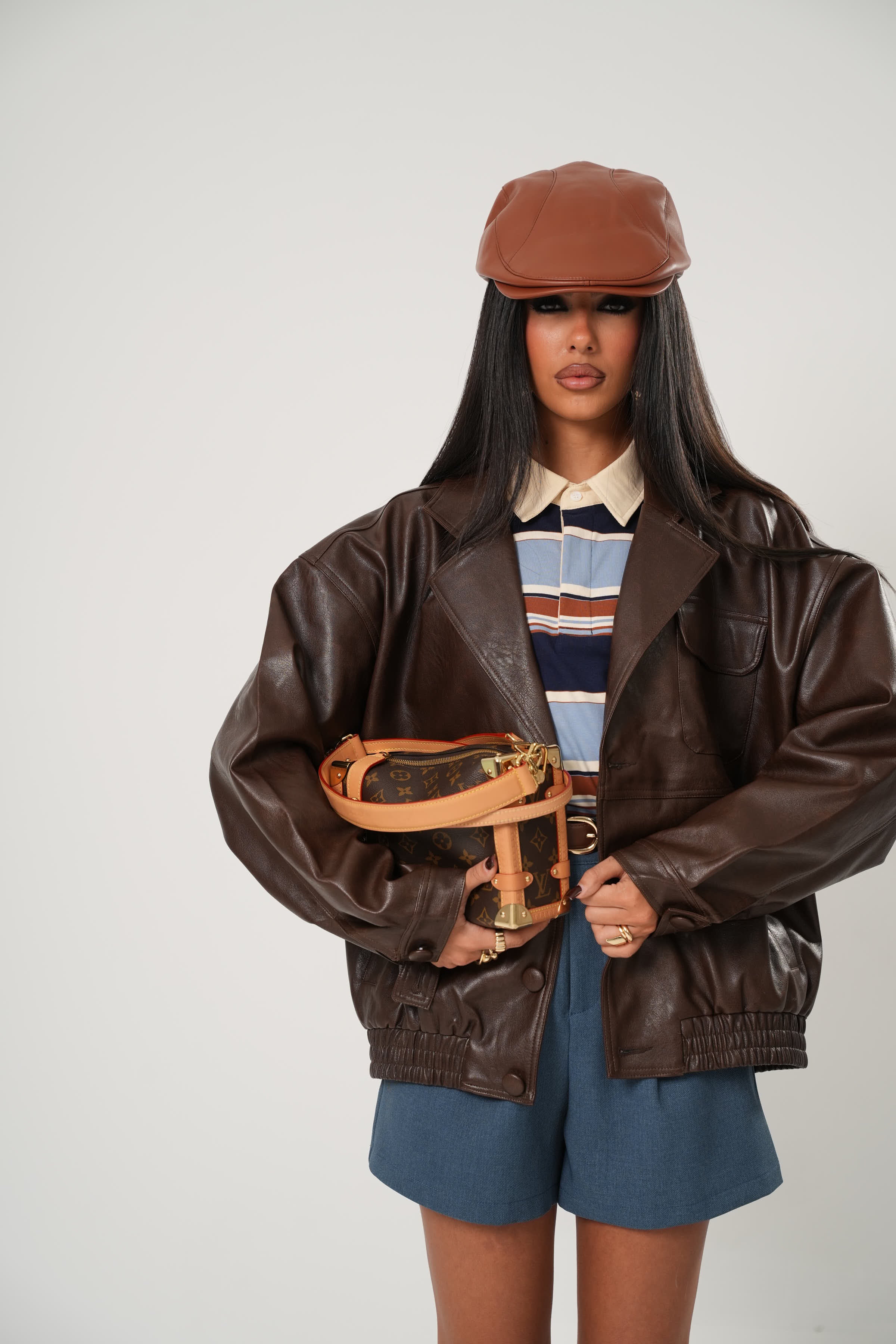 GIACCA ECOPELLE BERLINO MARRONE