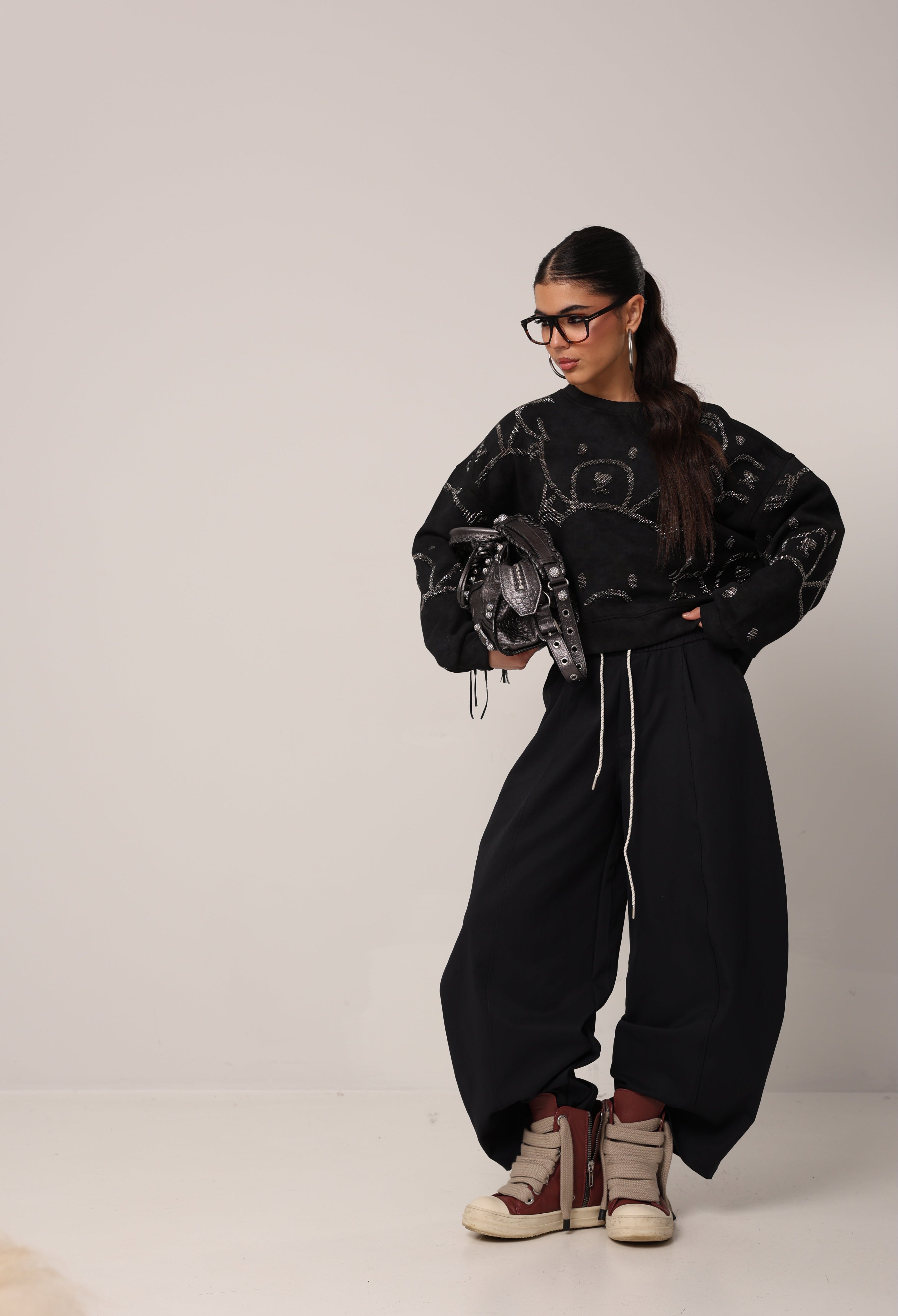 PANTALONI BALLOON AVENUE BLU