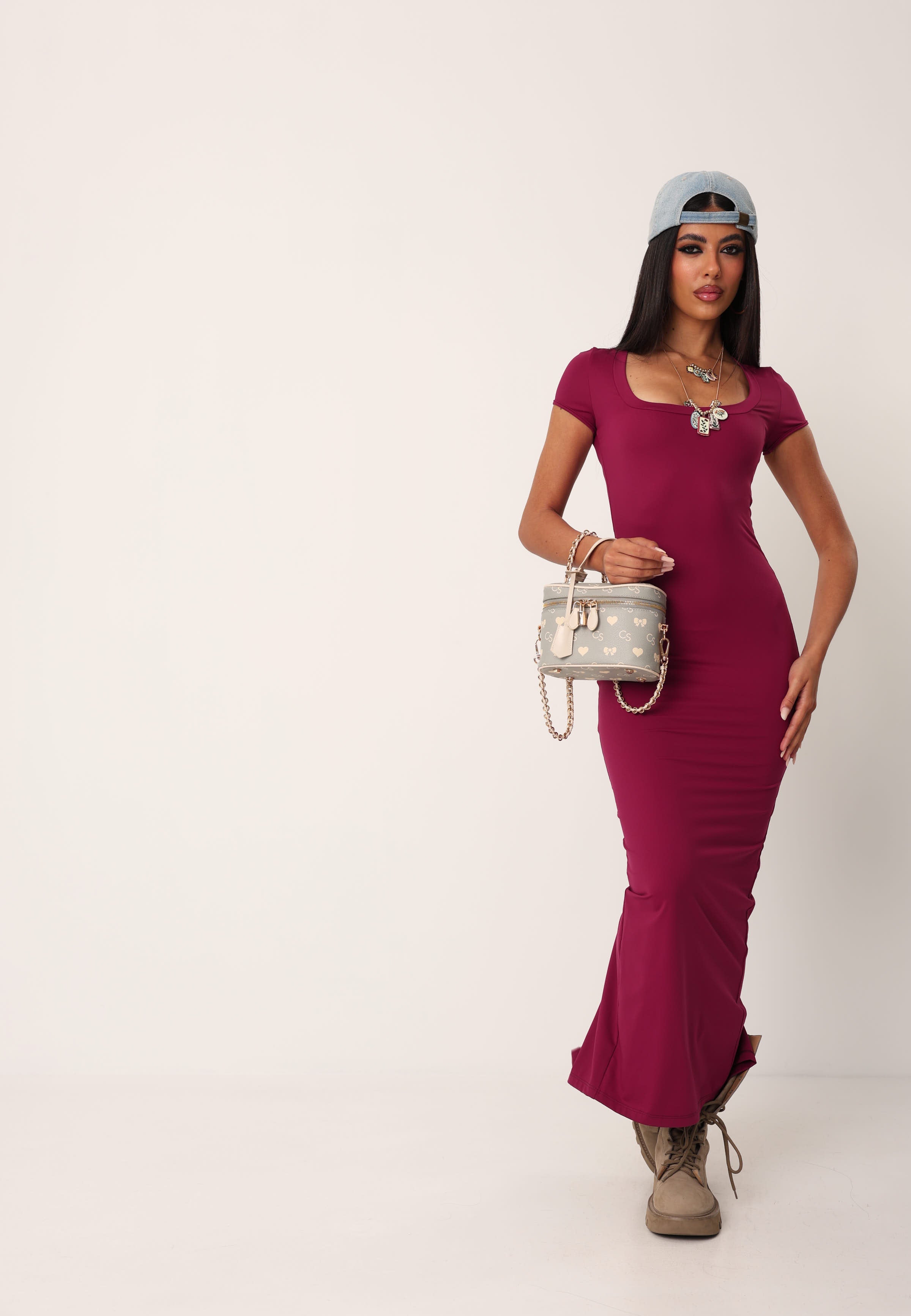 VESTITO GIFT MAGENTA BY MARZIA MANGO