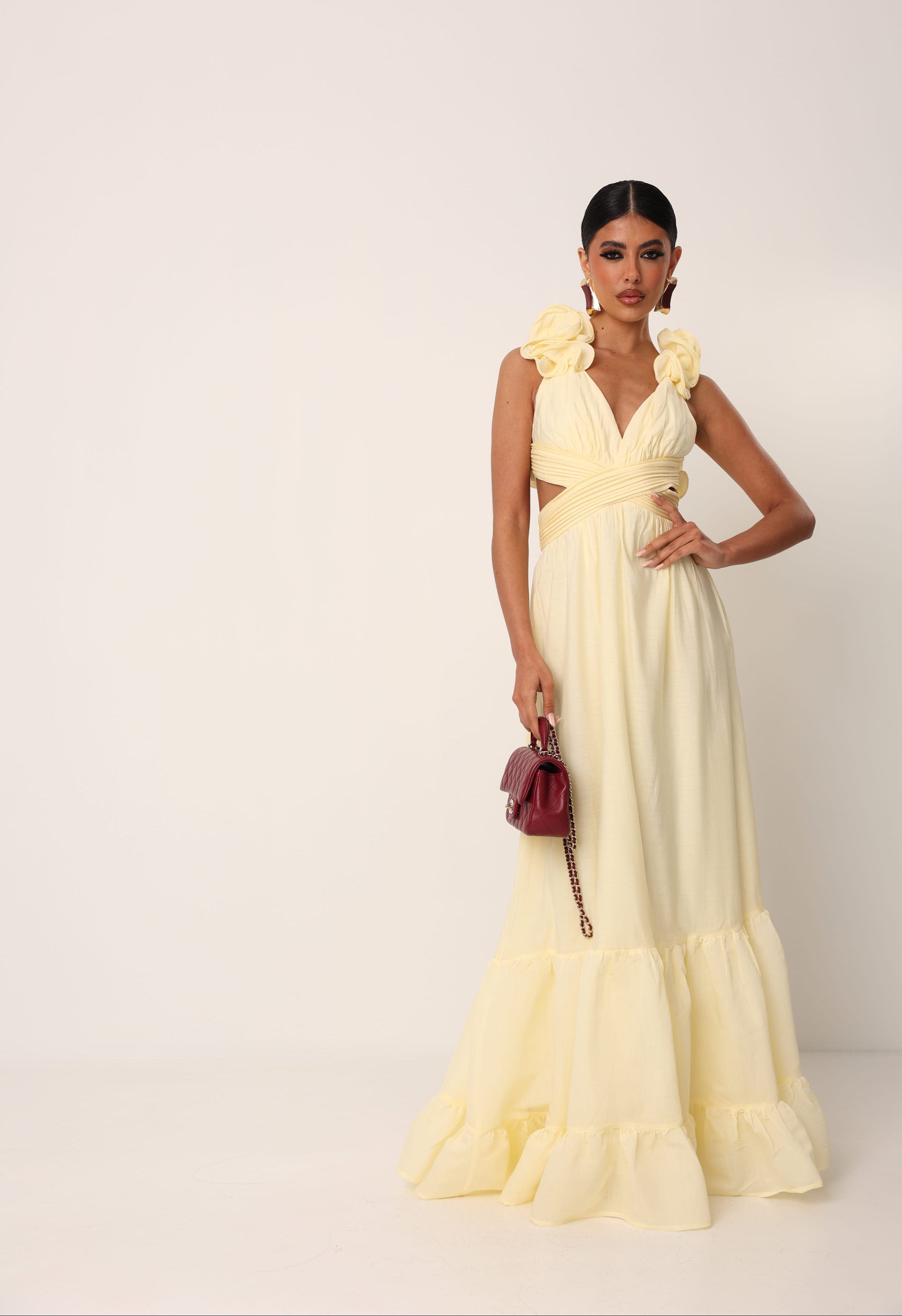 VESTITO JACQUELINE GIALLO