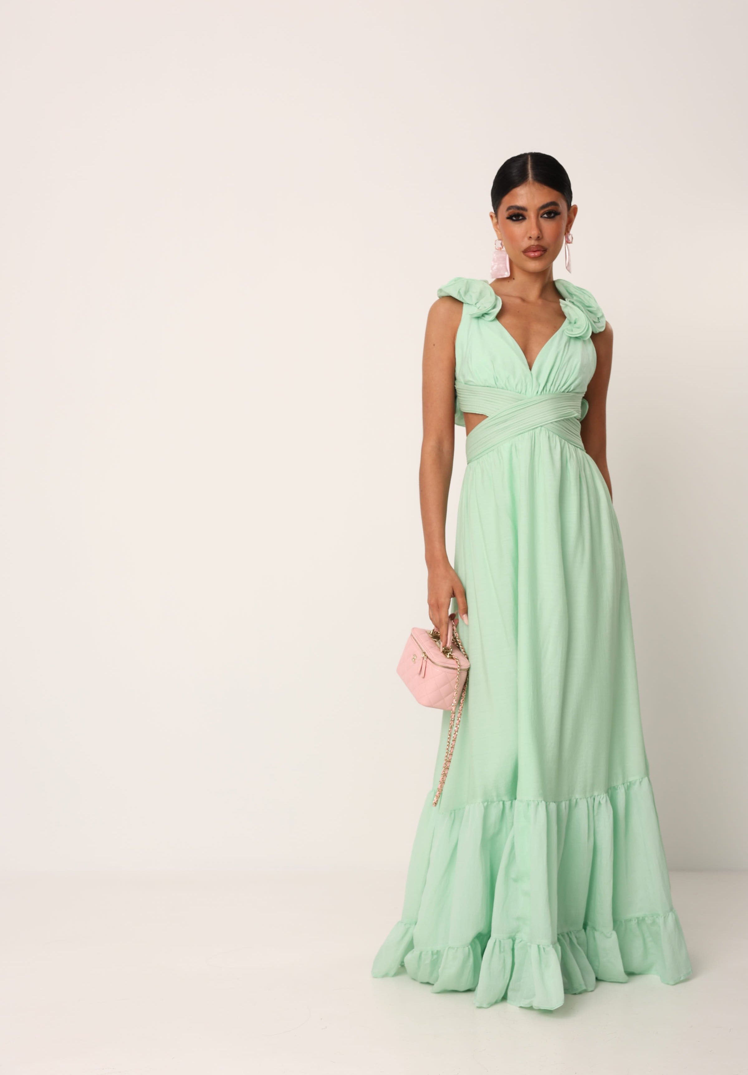 VESTITO JACQUELINE VERDE