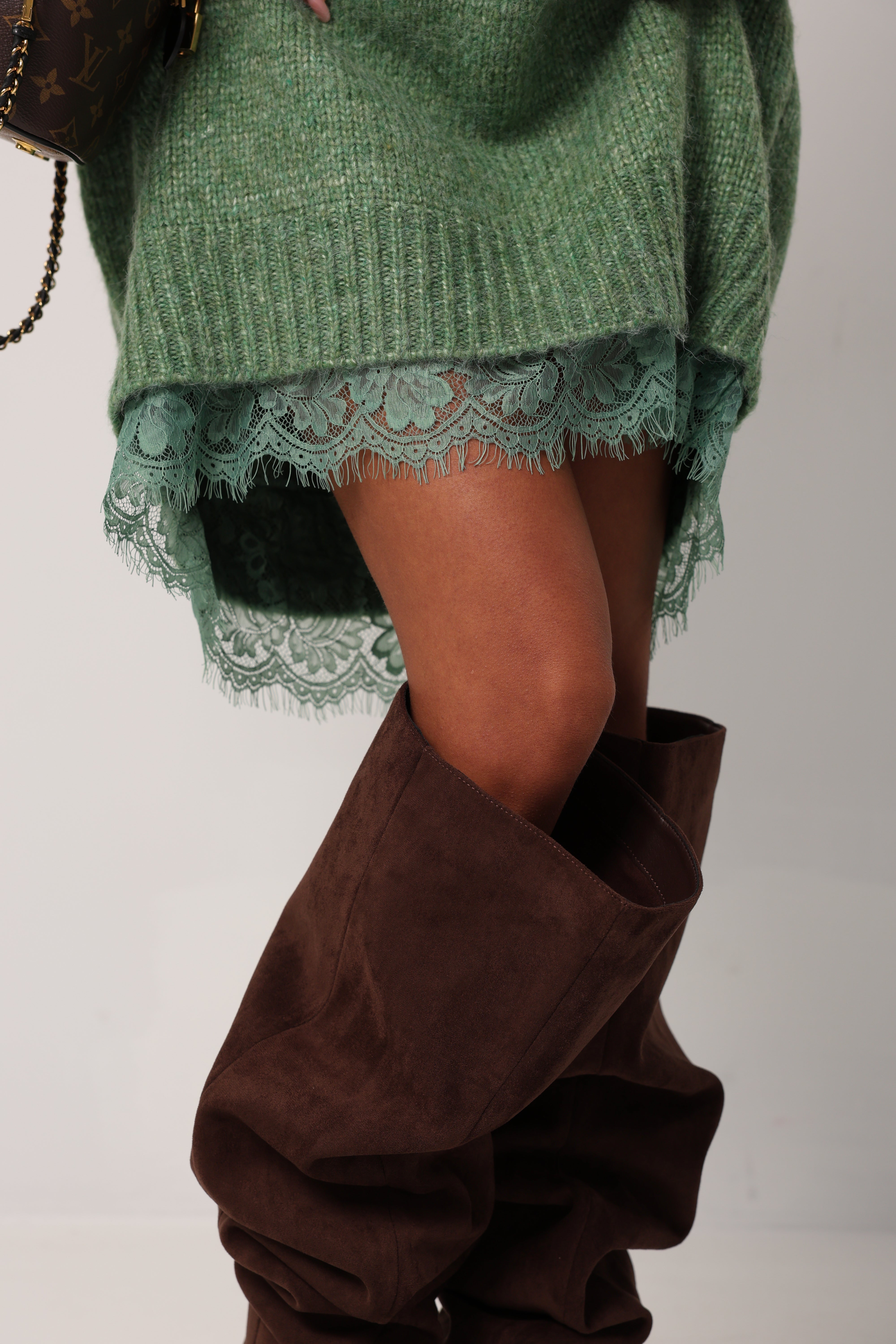 MAXI-PULL PIZZO TATIANA VERDE