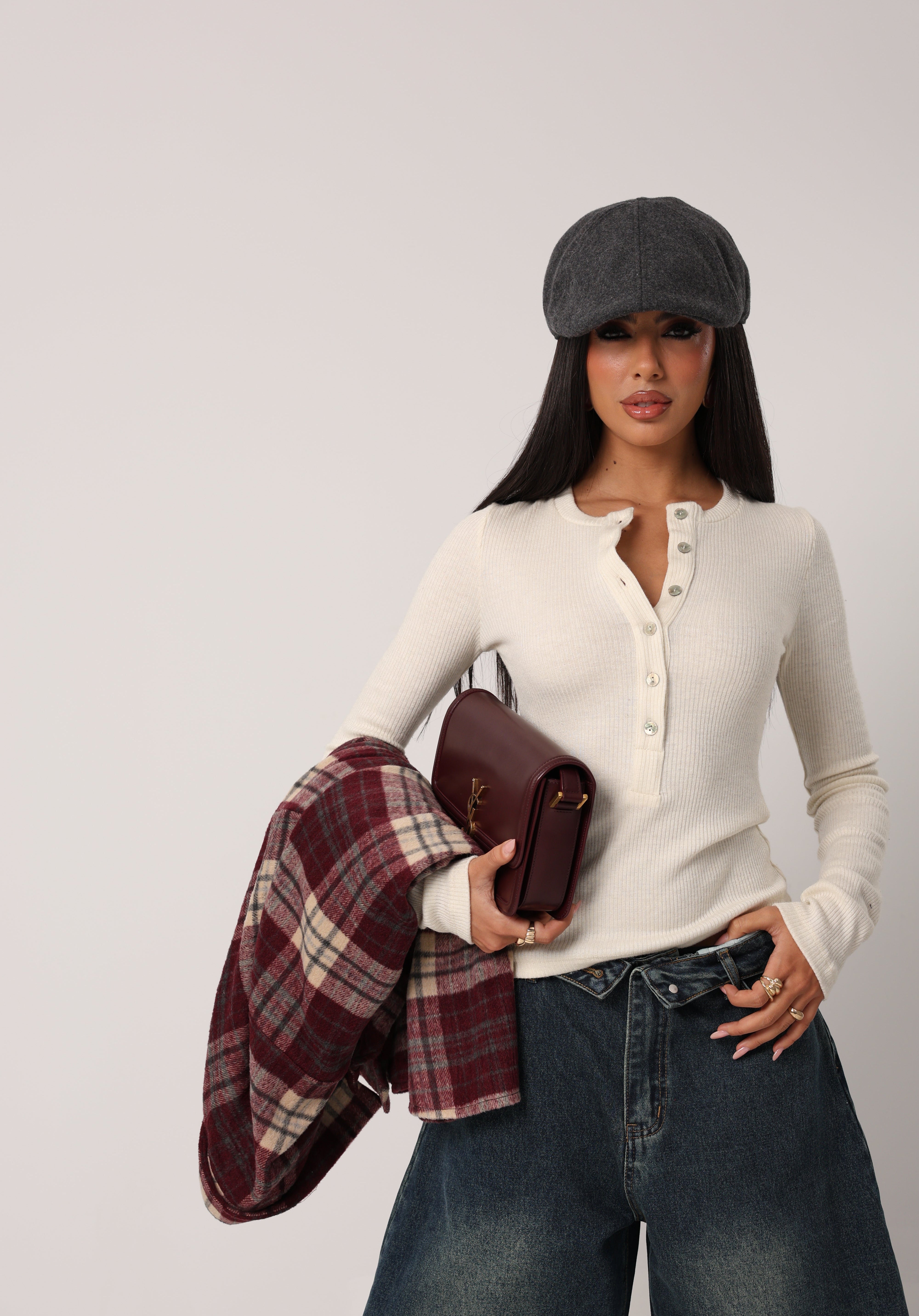 MAGLIETTINA KESHA 2.0 PANNA BY MARZIA MANGO