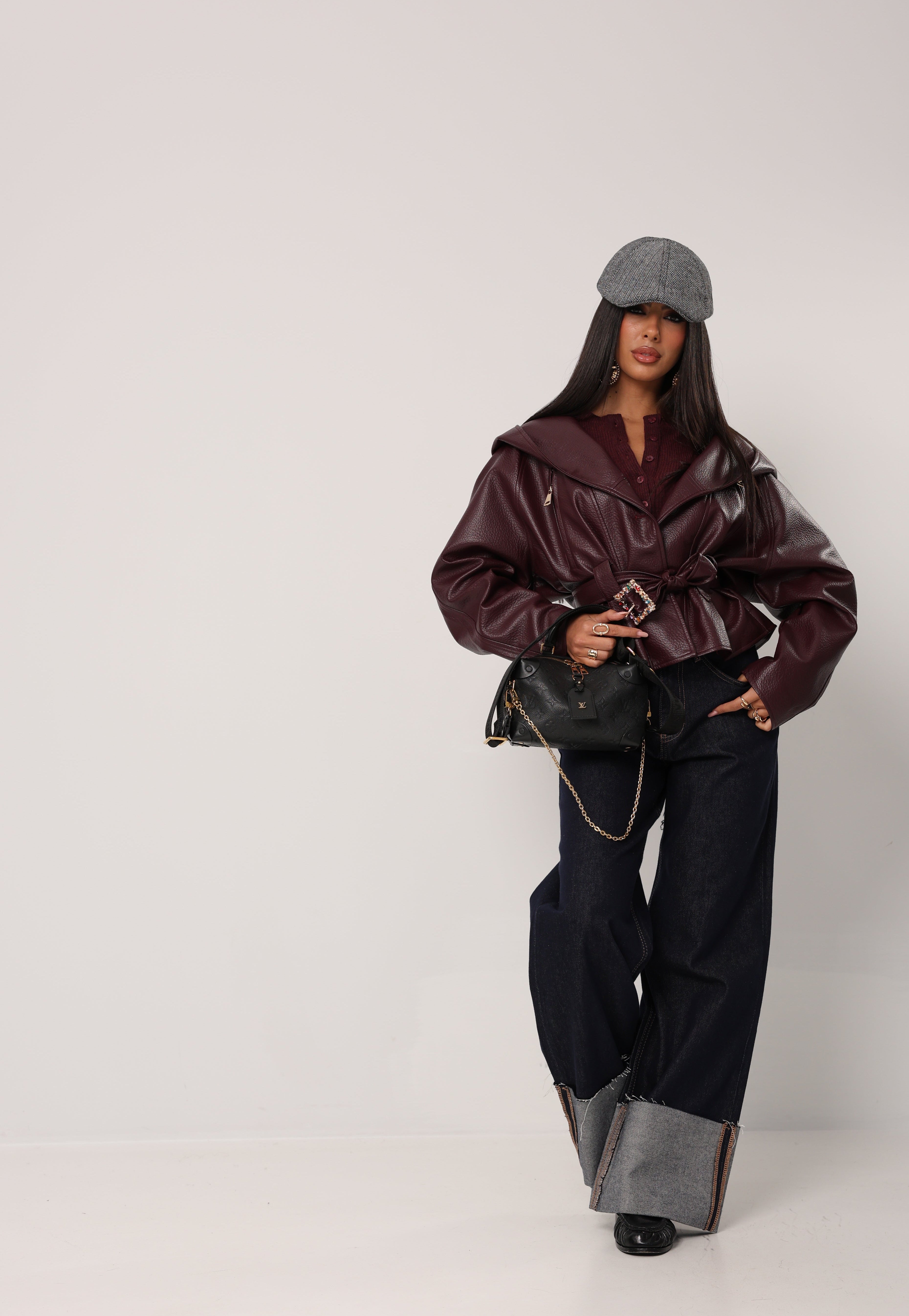 CHIODO CAPPUCCIO LARISSA BORDEAUX