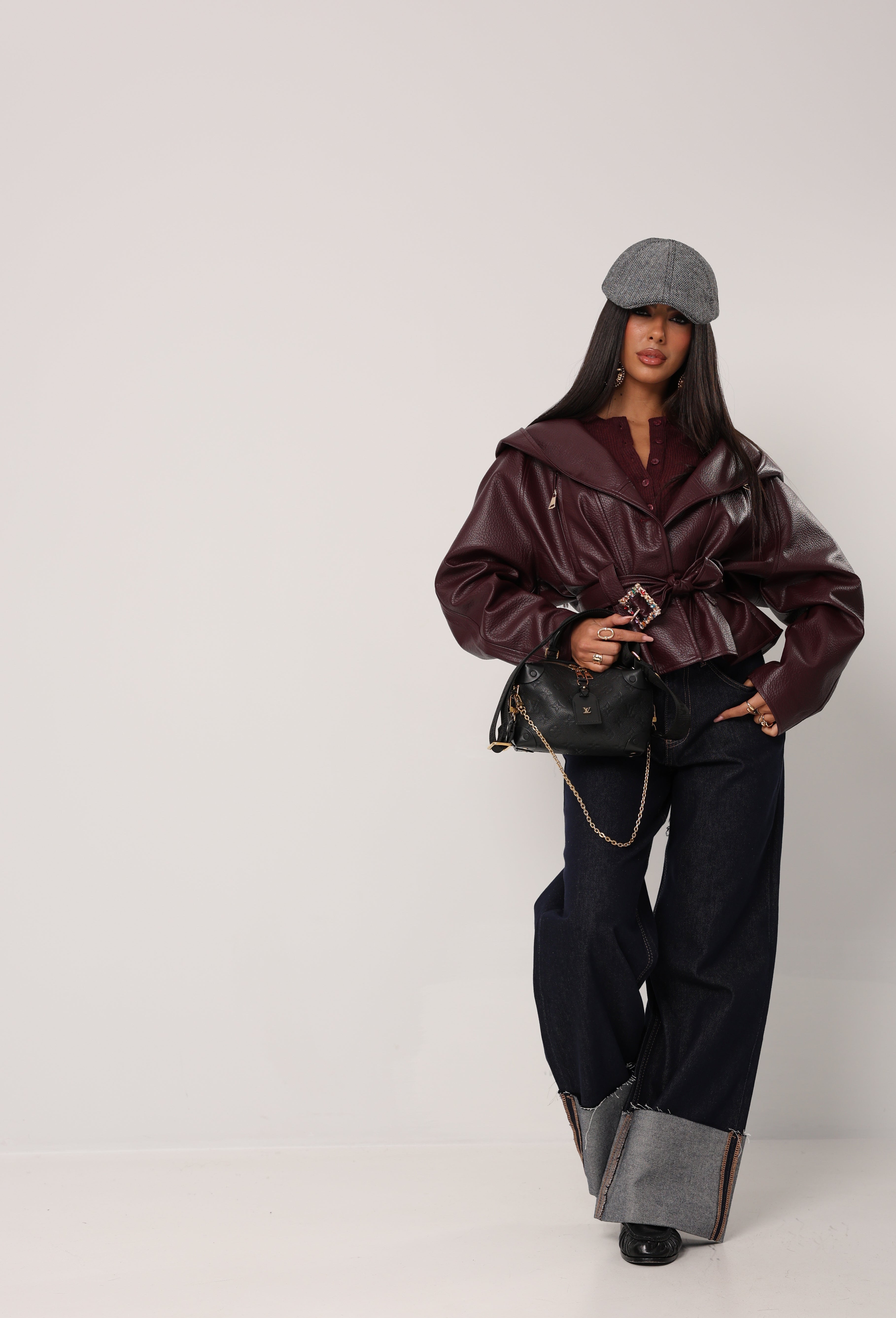 MAGLIETTINA KESHA 2.0 BORDEAUX BY MARZIA MANGO