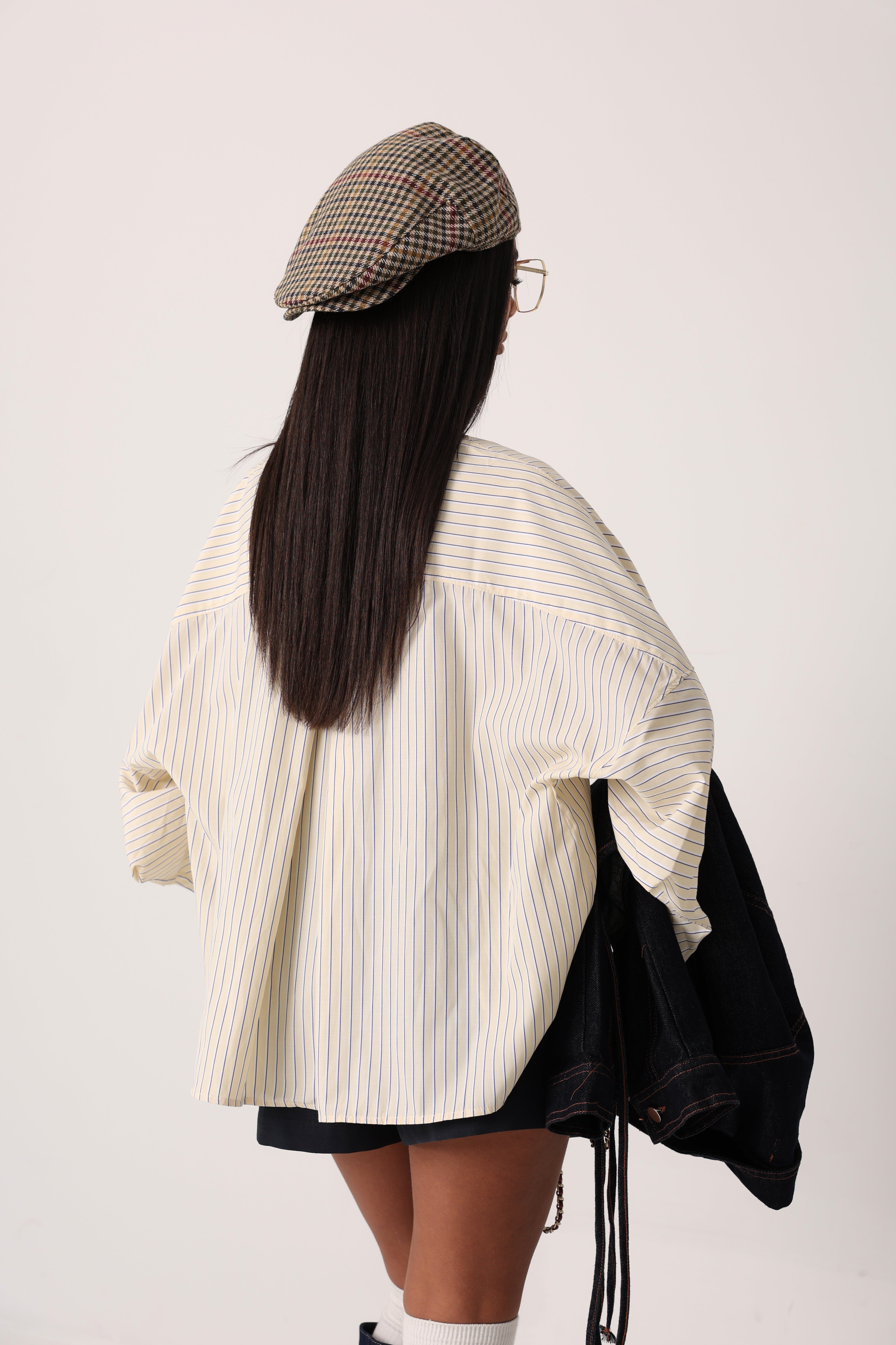 CAMICIA RIGHE MOLLY GIALLA/BLU