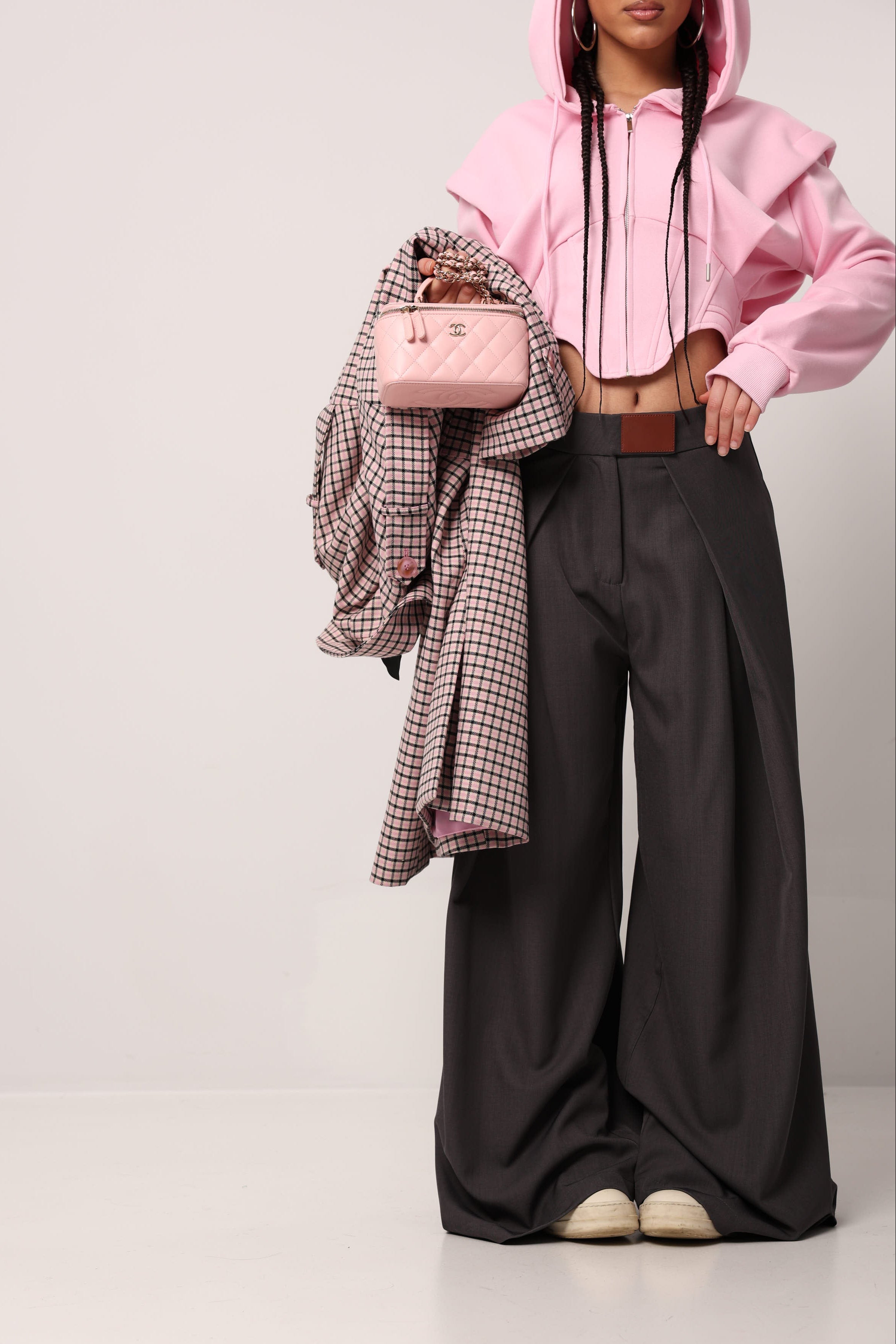 PANTALONI PALAZZO DOLLIE GRIGI