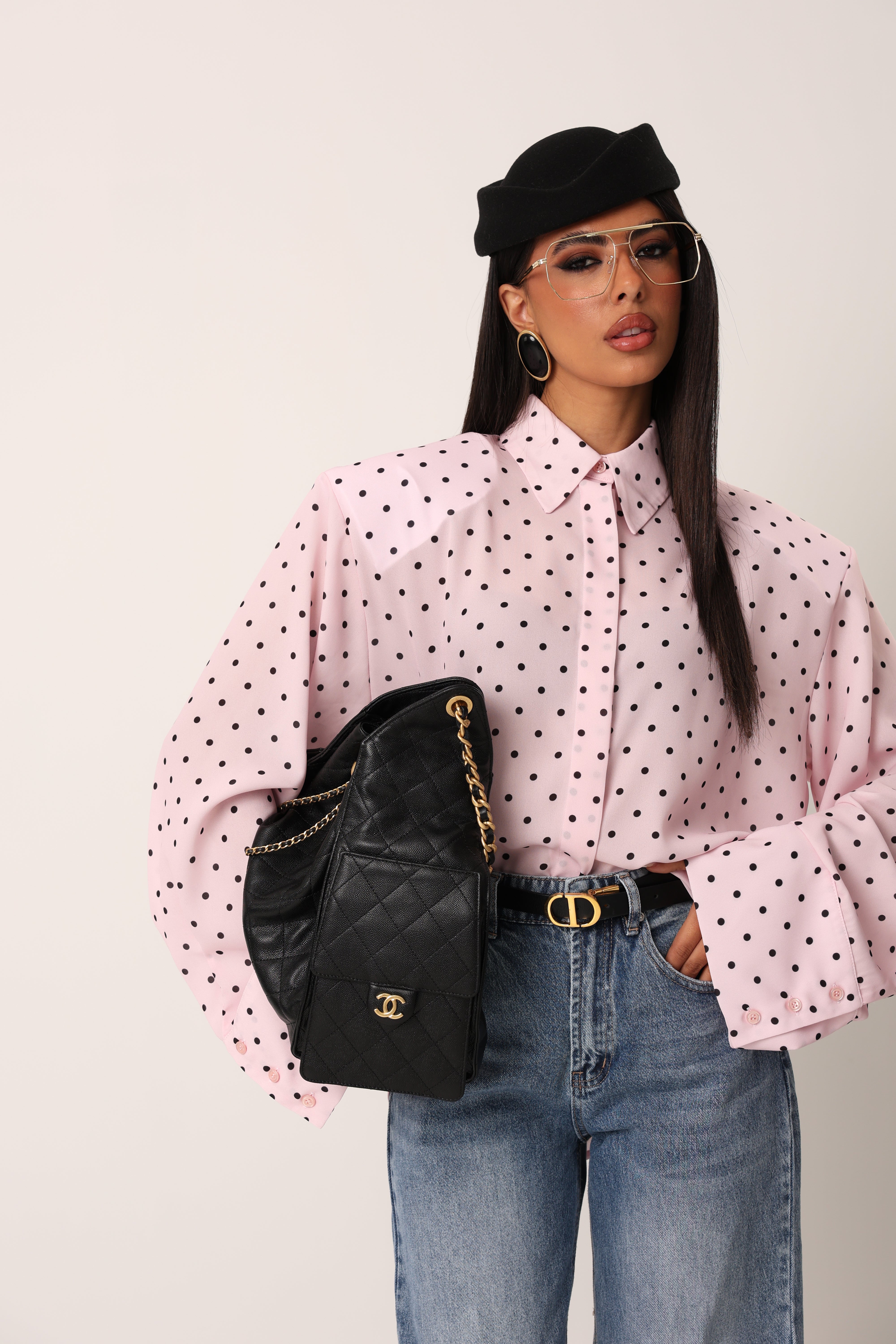 CAMICIA POIS LYDIA ROSA