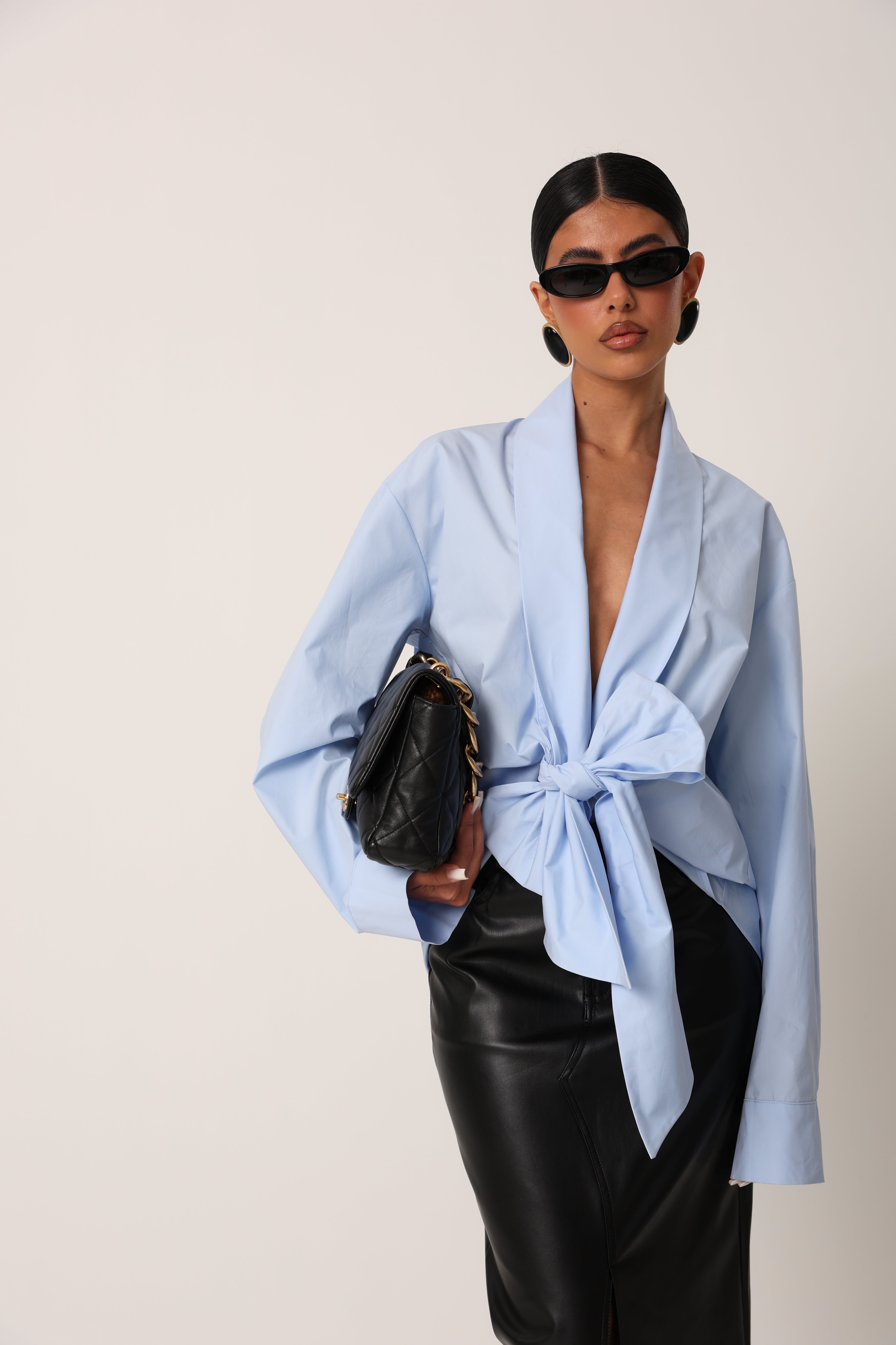 CAMICIA APRIL AZZURRA