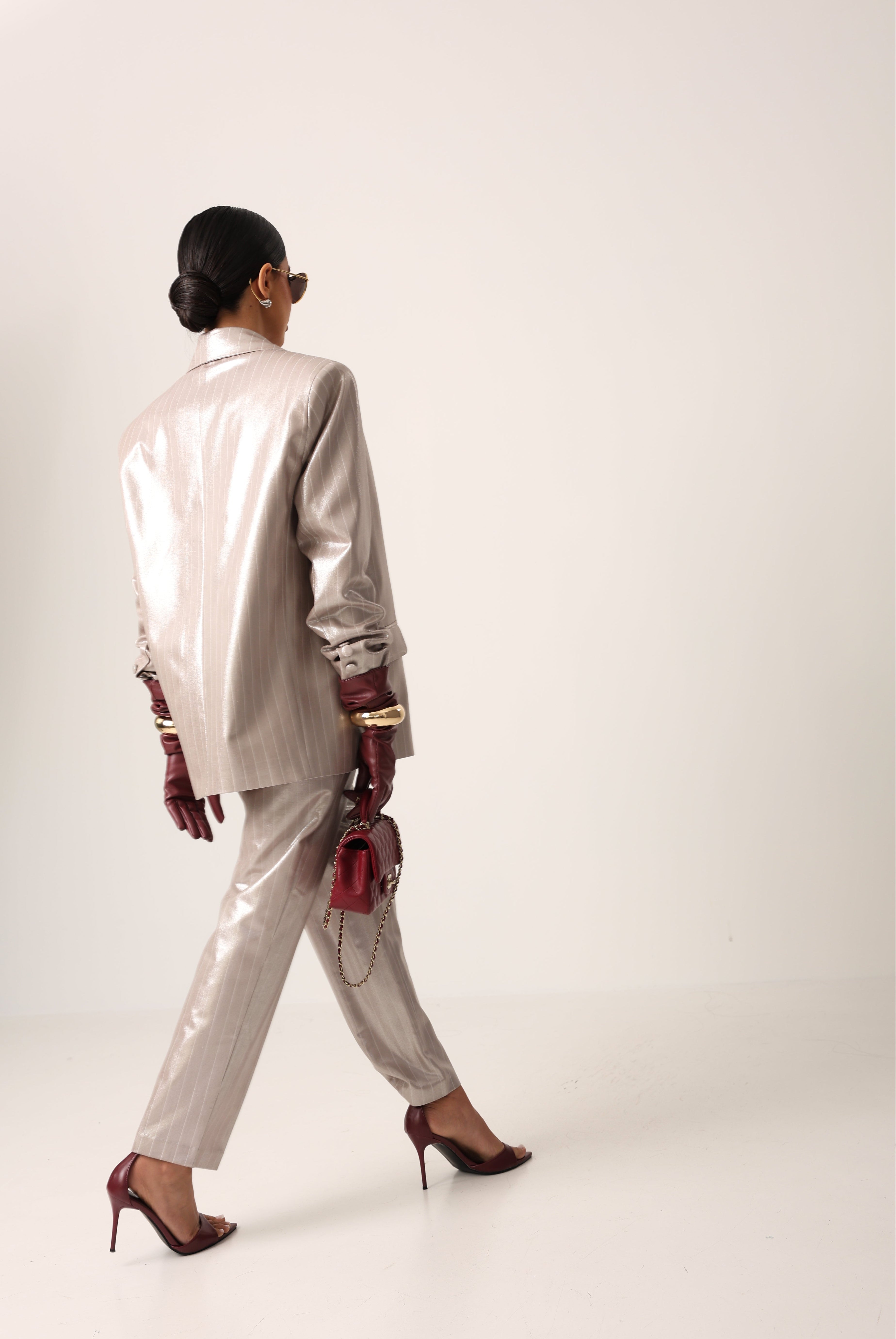 BLAZER GESSATO SIGNORIA PLACCATO BY MARZIA MANGO
