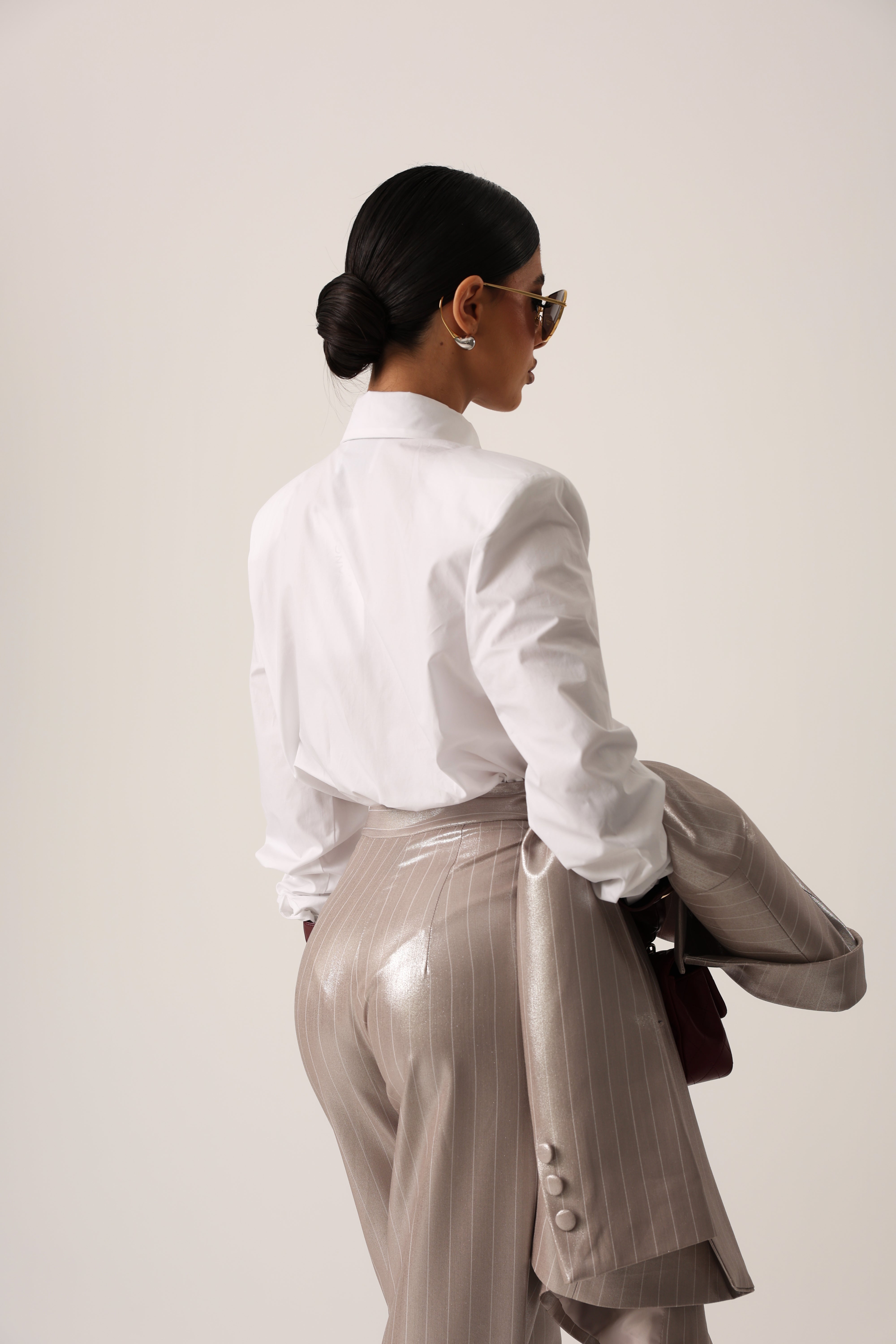 PANTALONI GESSATI BOBOLI PLACCATI BY MARZIA MANGO