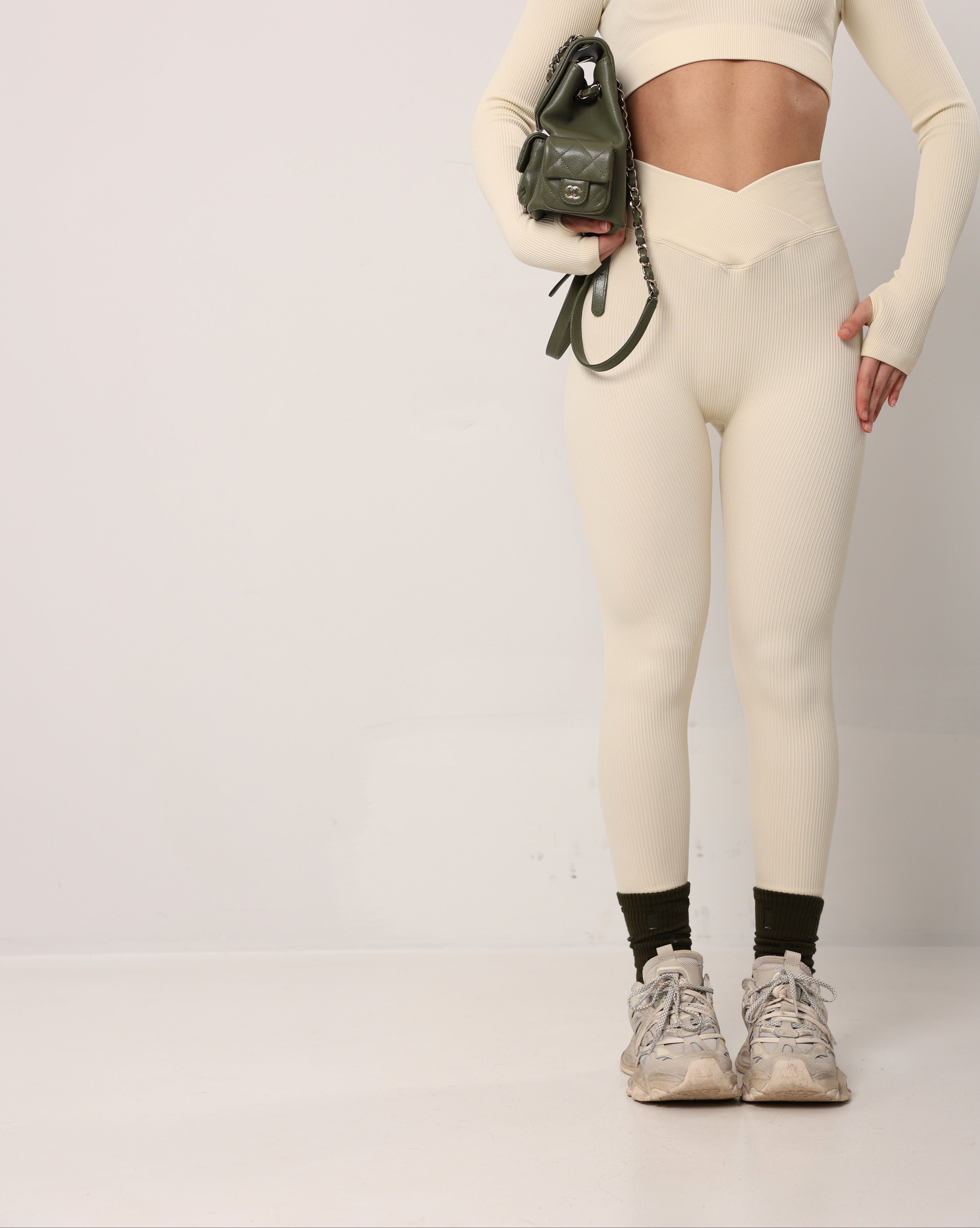 COORDINATO COSTINE BARCELONETA PANNA DUE PEZZI