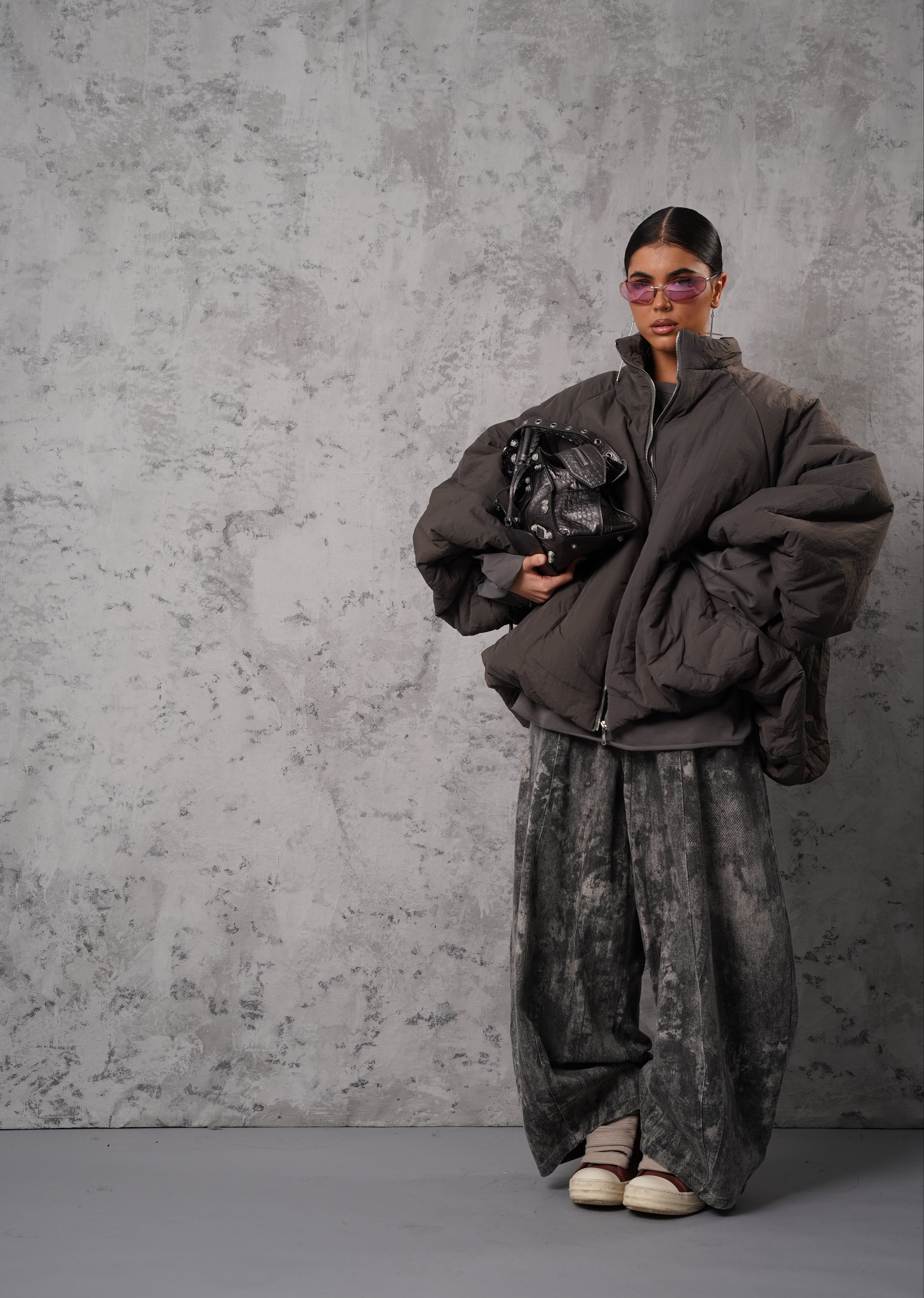 JEANS BALLOON PONZA SFUMATO GRIGI