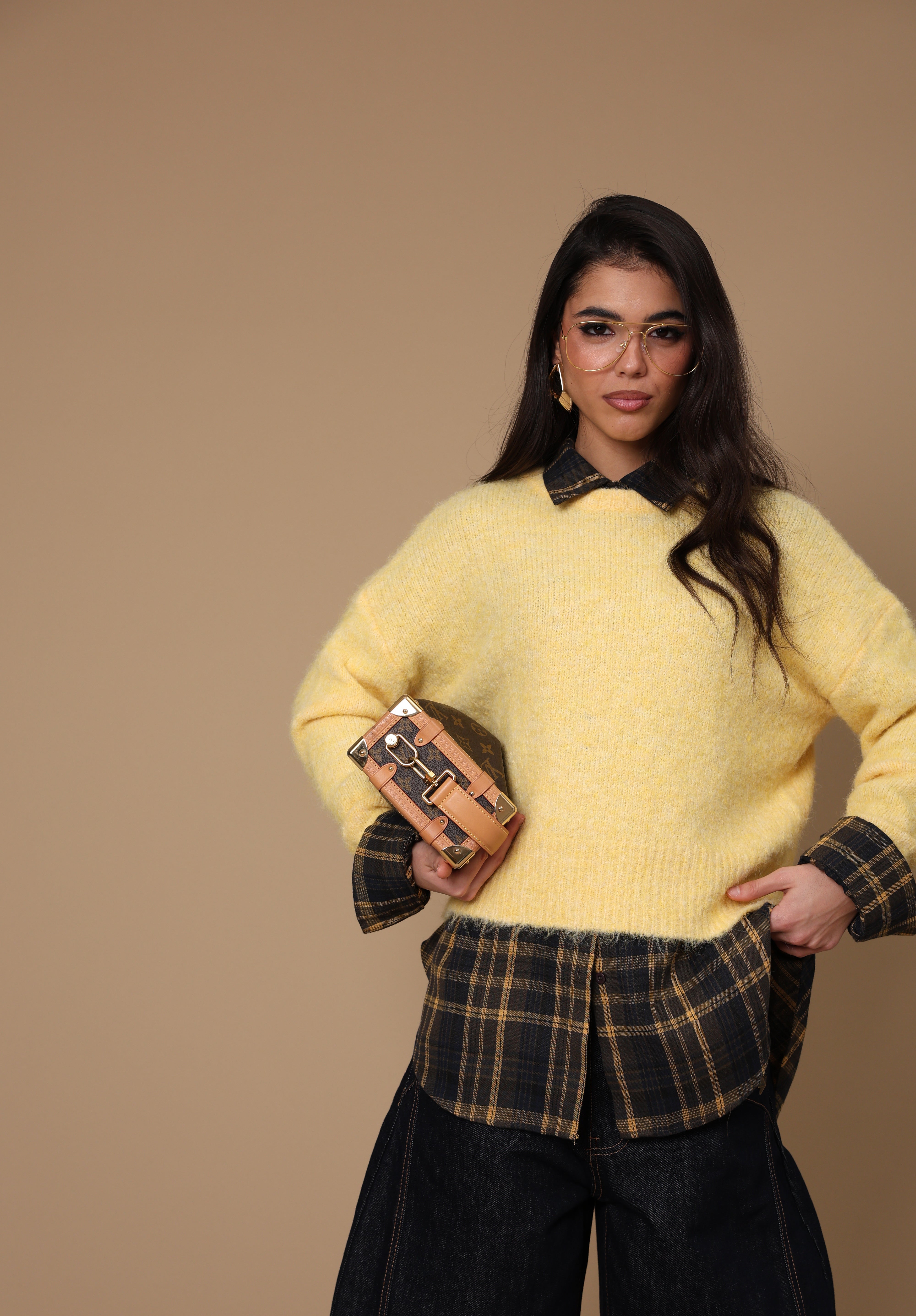 PULL MELANGE ARTEMISIA GIALLO