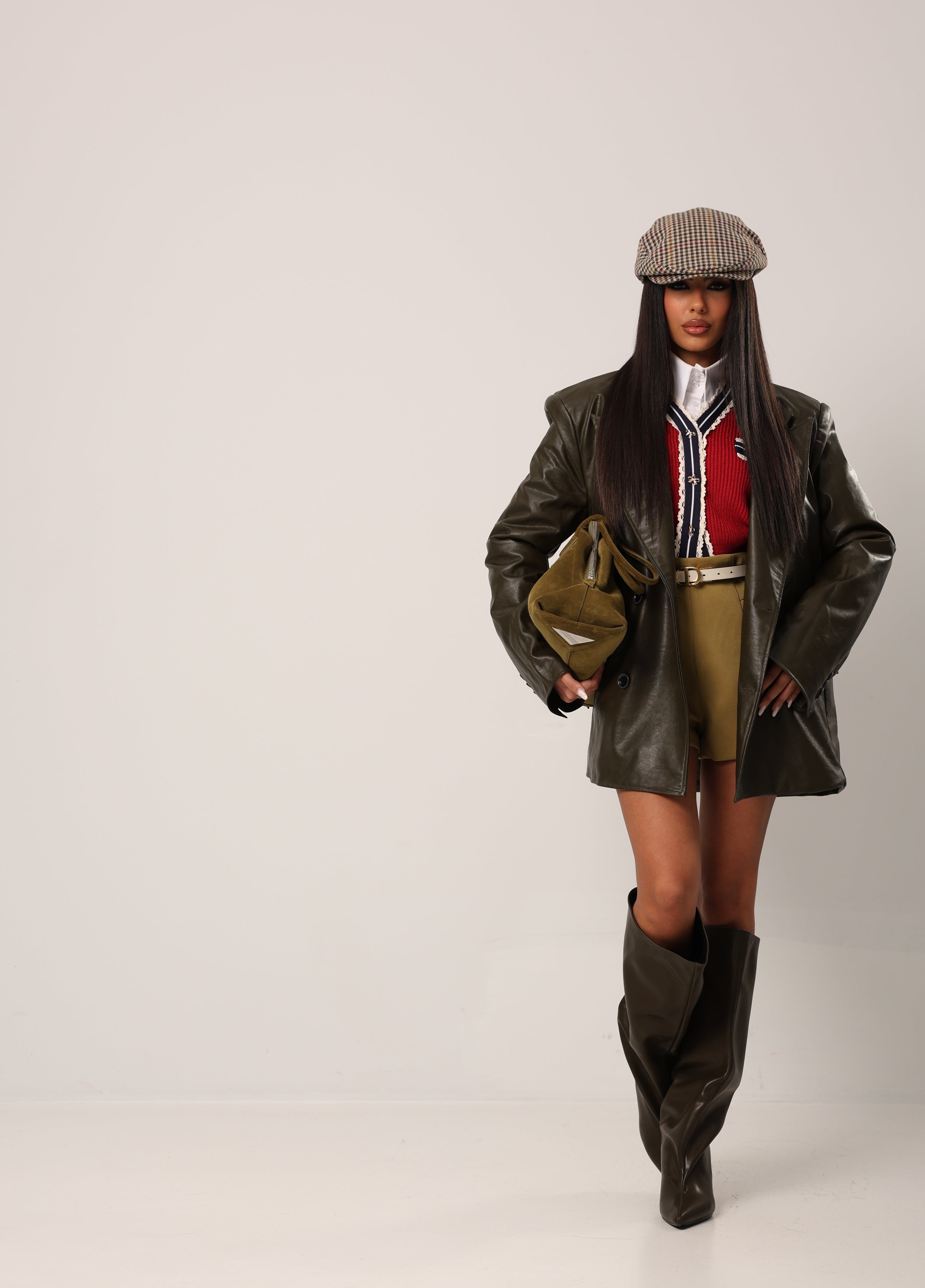 SHORTS STRUTTURATO PISTACCHIO