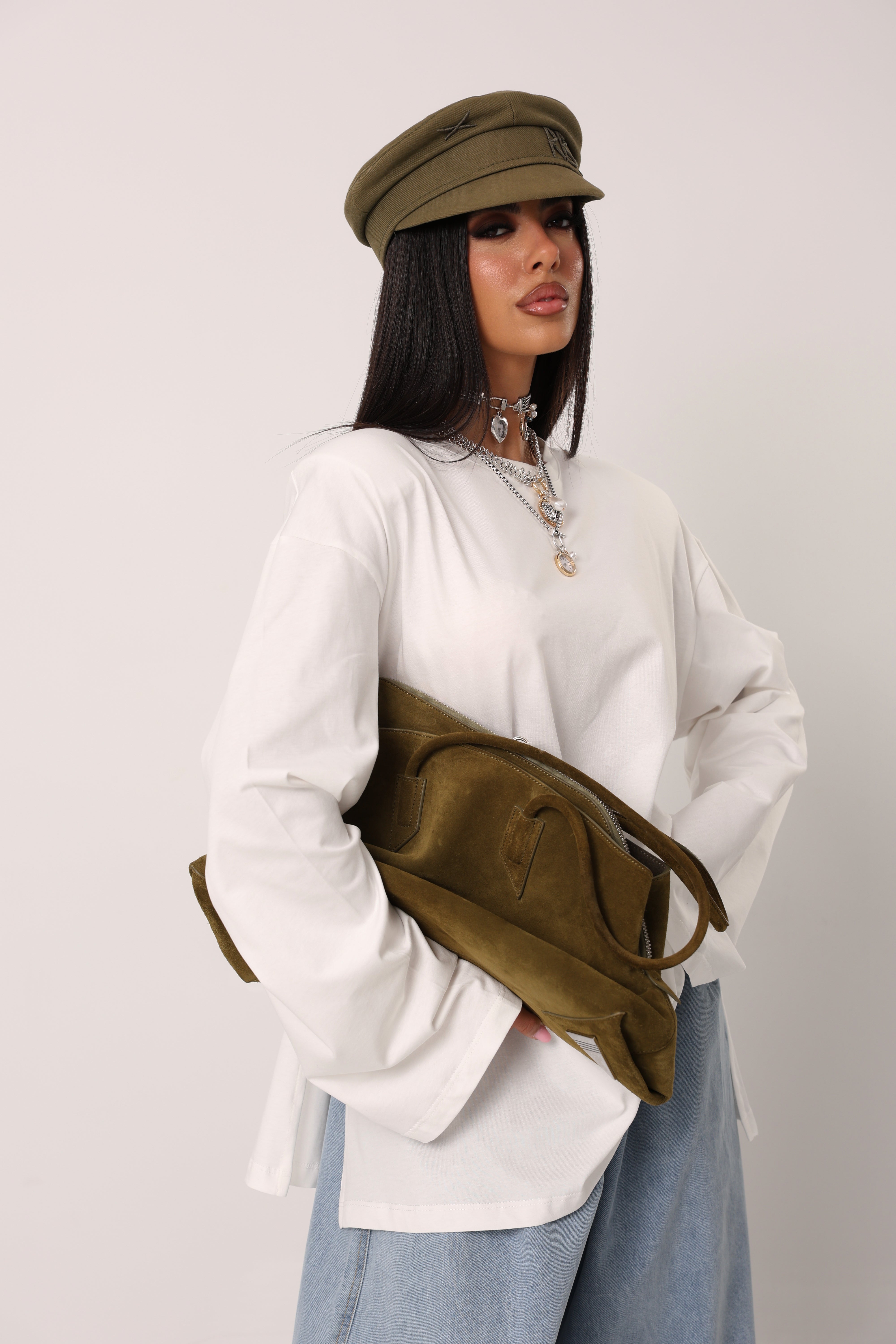 MAGLIA SPALLINE ZAYN BIANCA