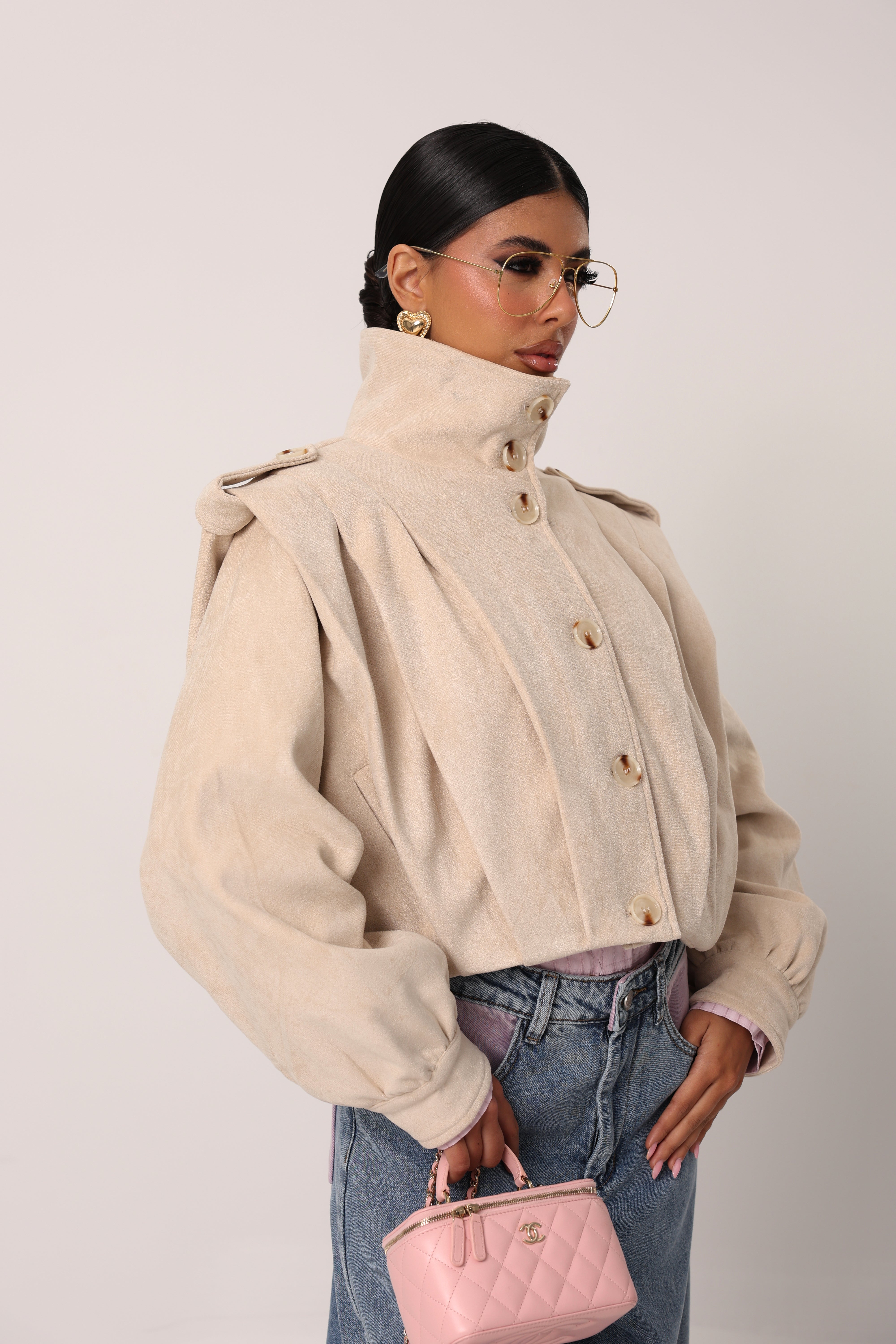 GIUBBINO ECOCAMOSCIO AMET BEIGE