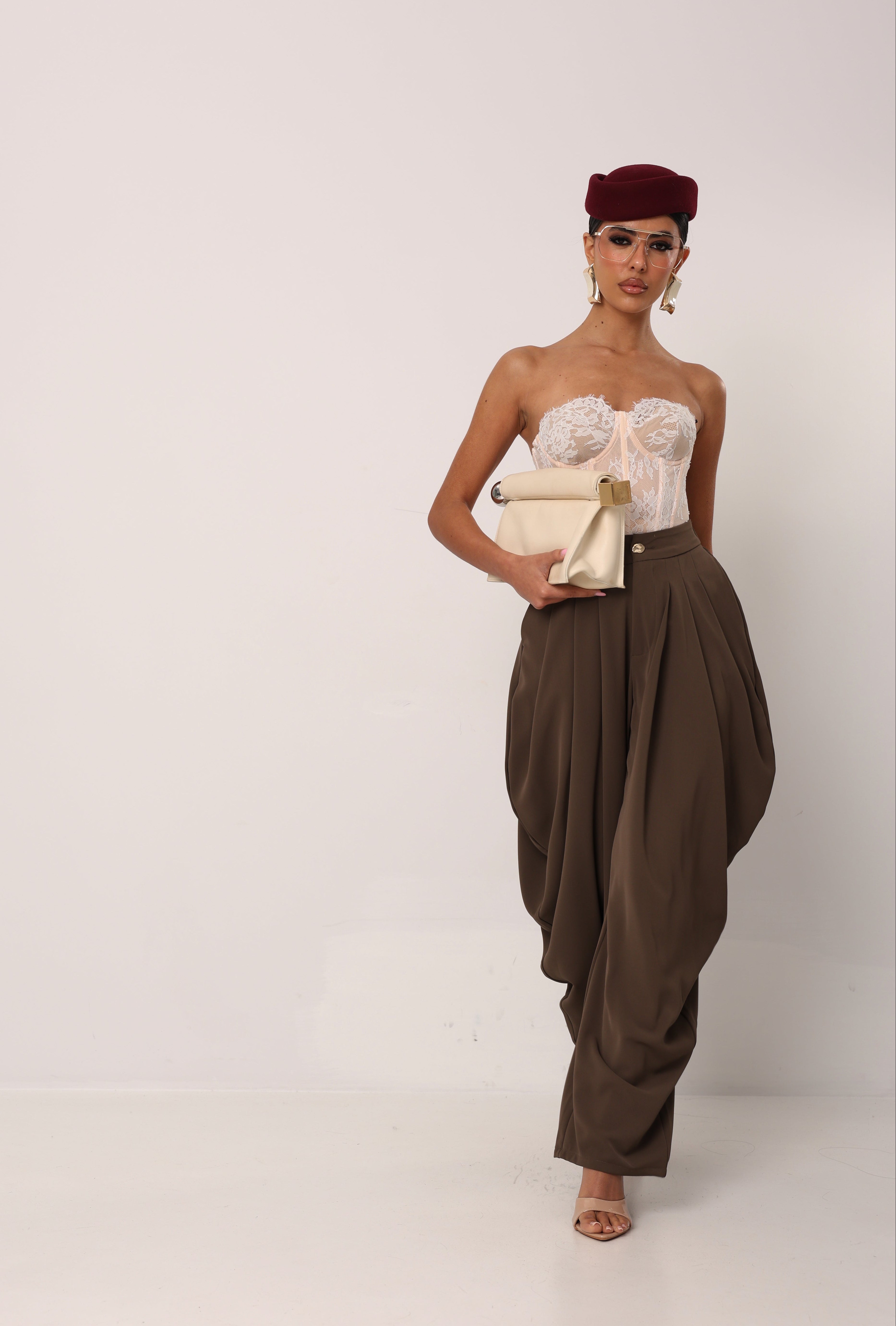 PANTALONI ENIT FANGO