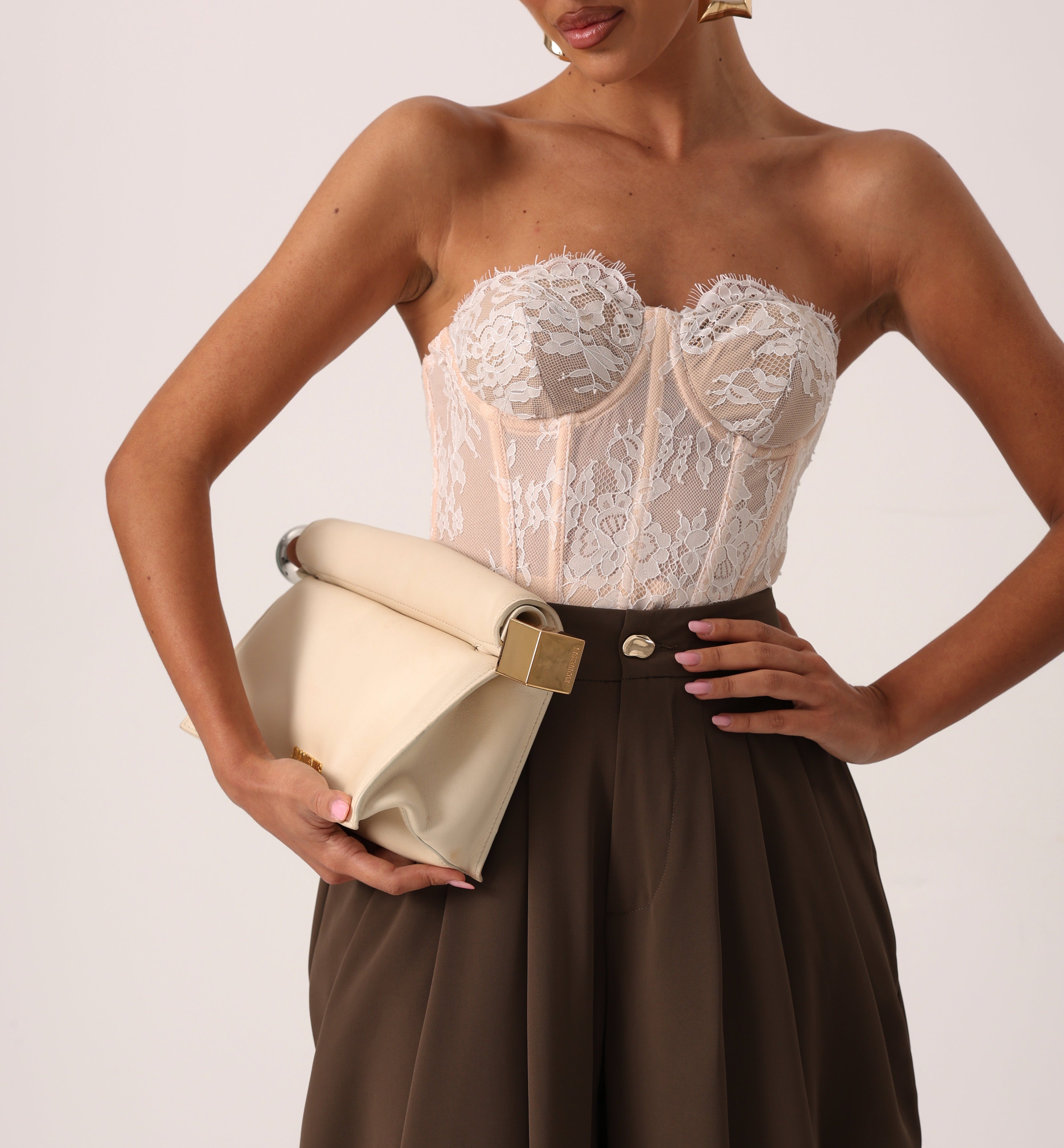CORSETTO PIZZO CAILIN BIANCO