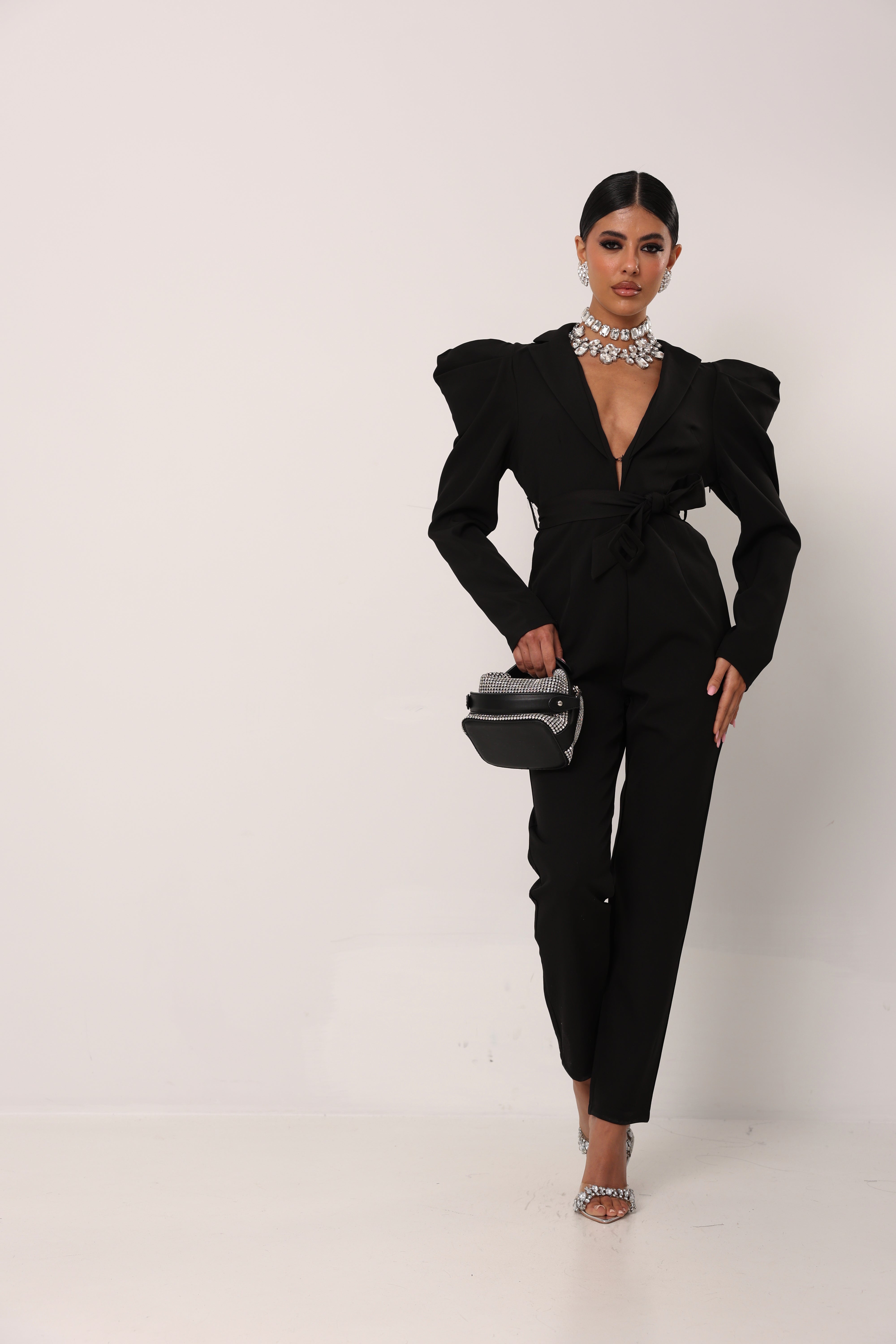 TUTA RUMA NERA + CINTURA