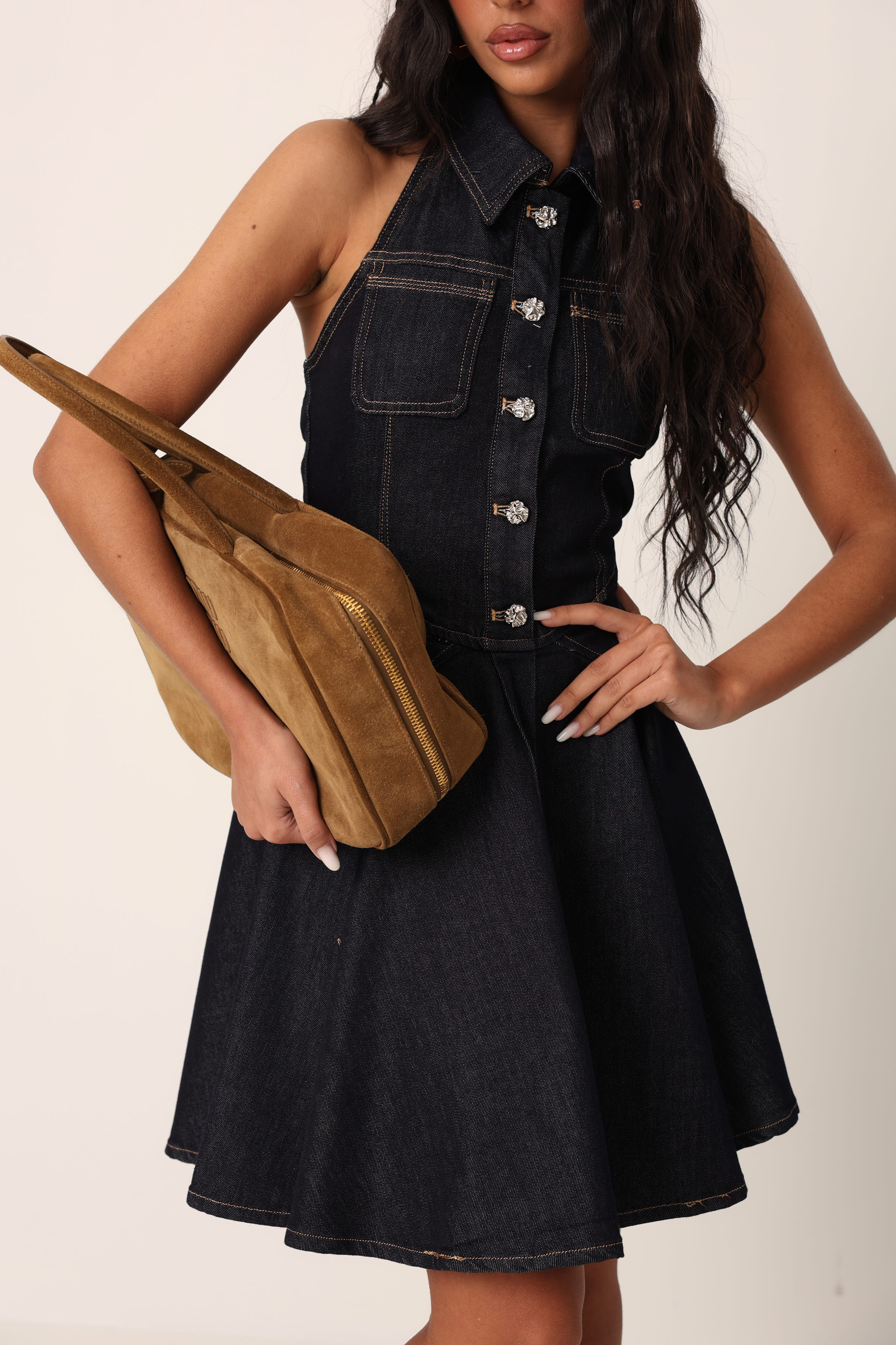 VESTITO SAMANTHA DENIM SCURO