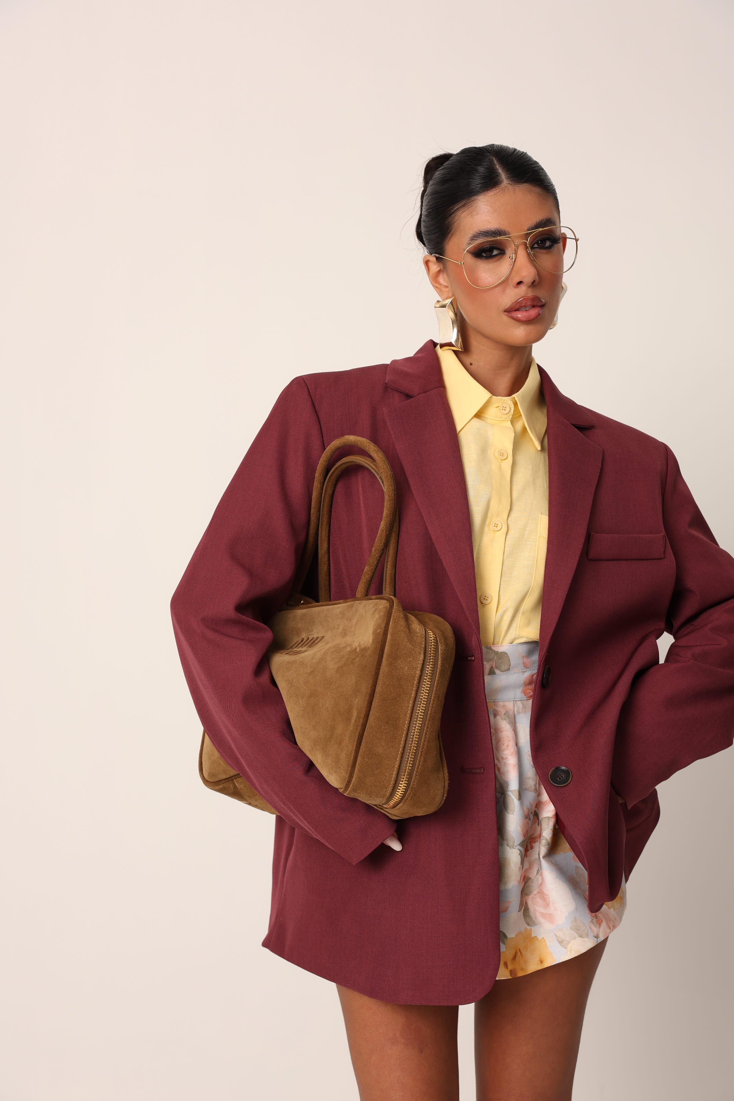 BLAZER GRETA BORGOGNA
