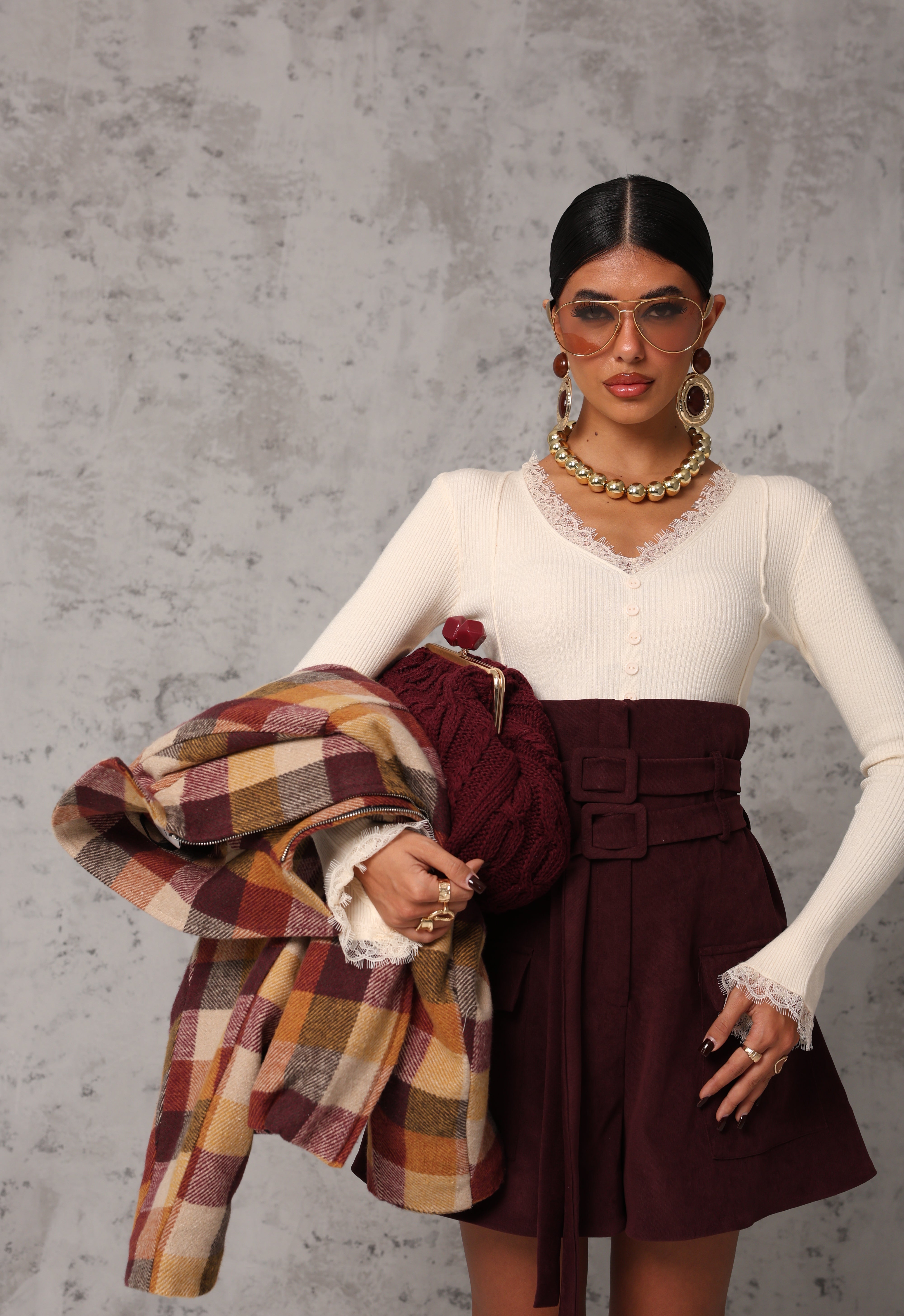 MAGLIETTINA BOTTONI NICE BURRO