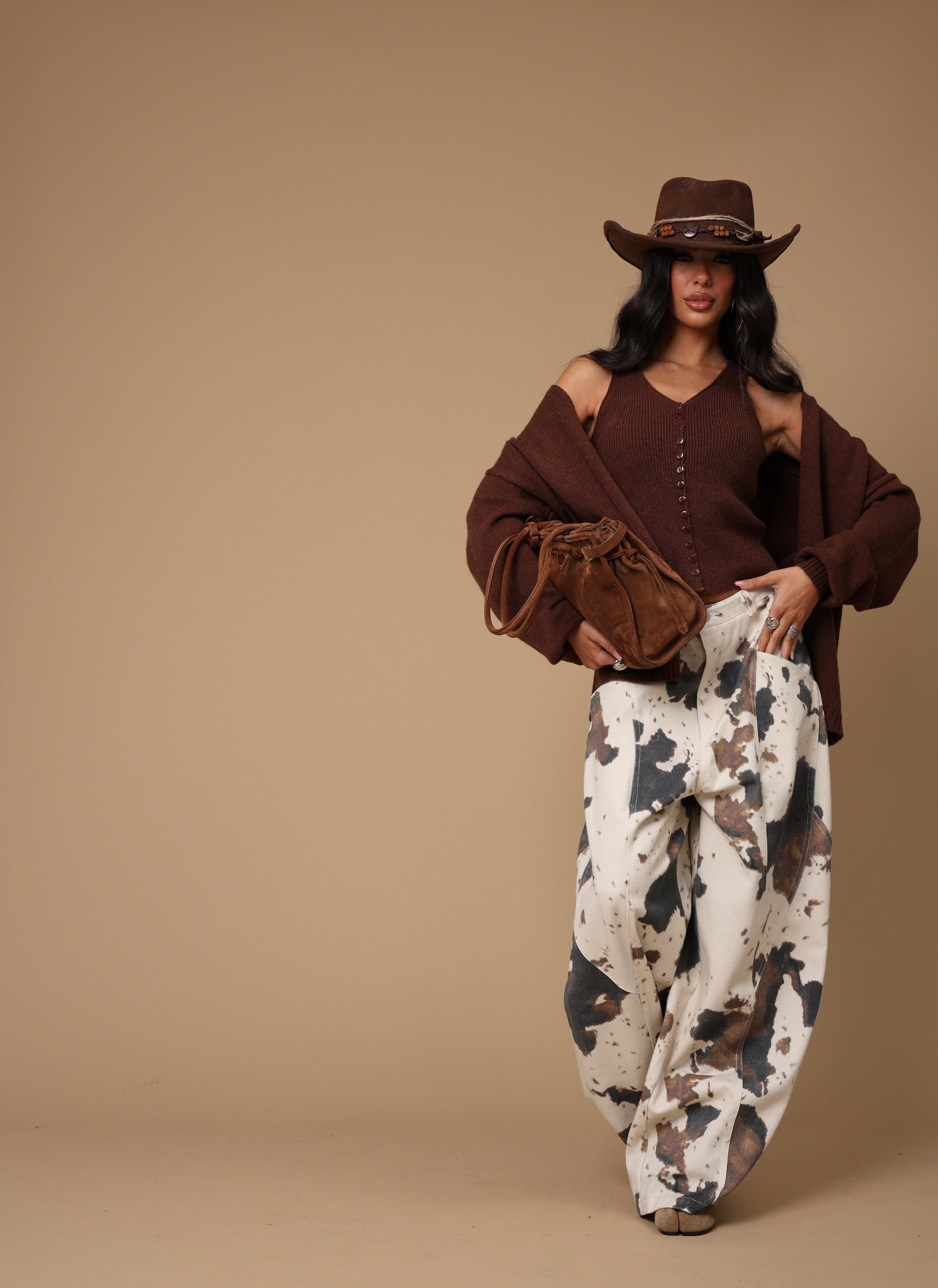 JEANS VANESSA ANIMALIER