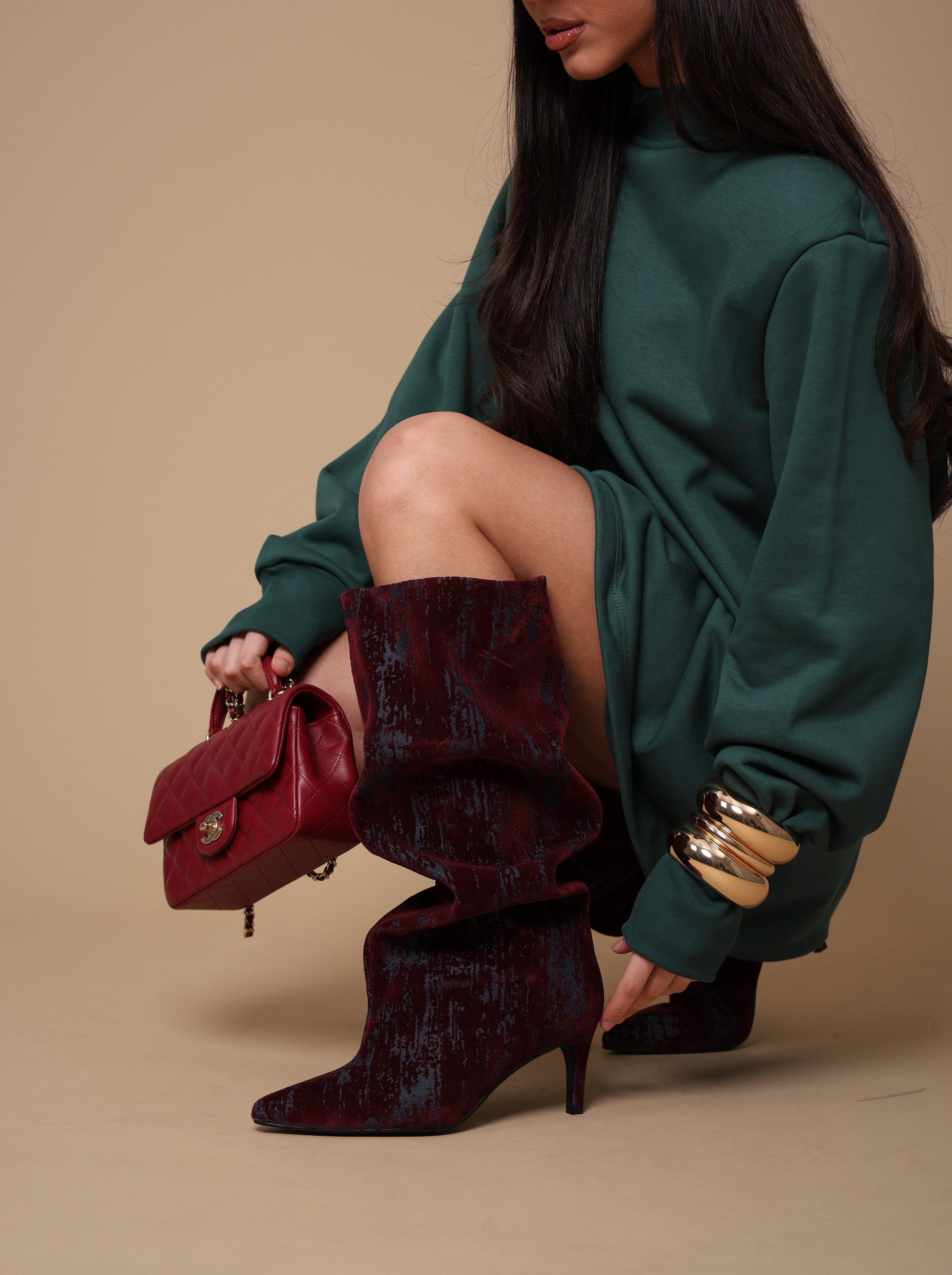 STIVALI ALTI JOSEPHINE BORDEAUX