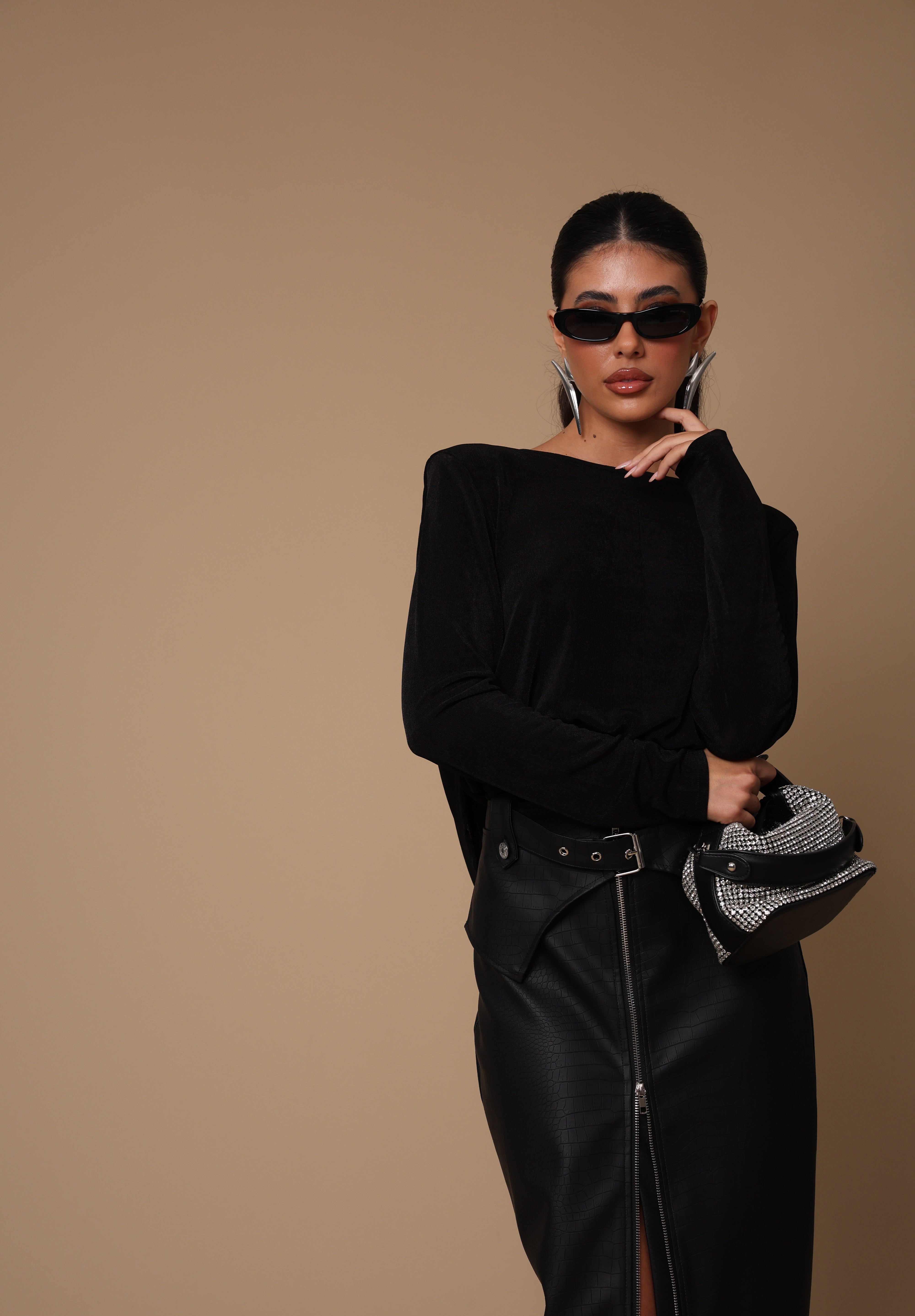 MAGLIA SCIALLATA JUANA NERA