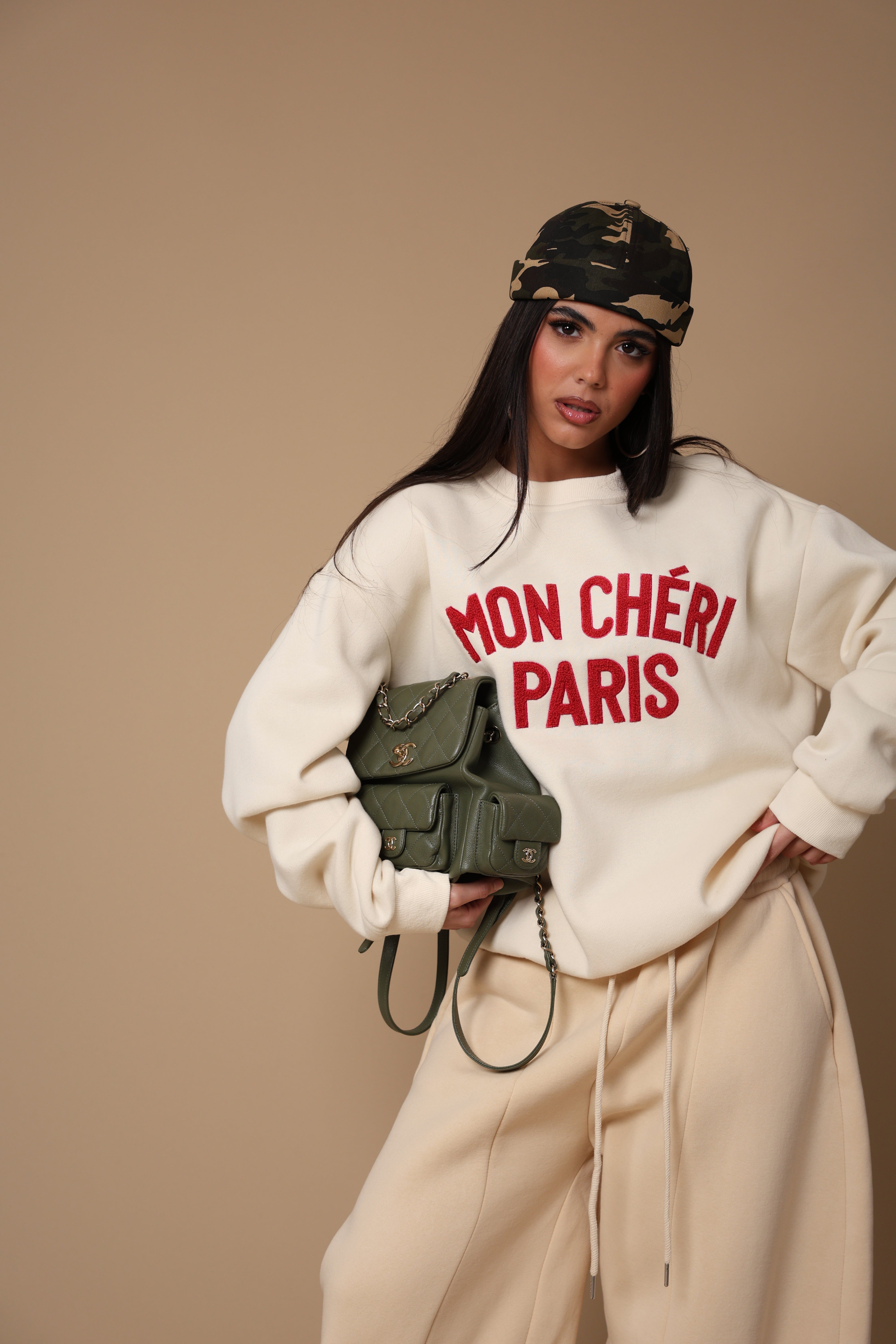 FELPA MON CHERI' PARIS PANNA