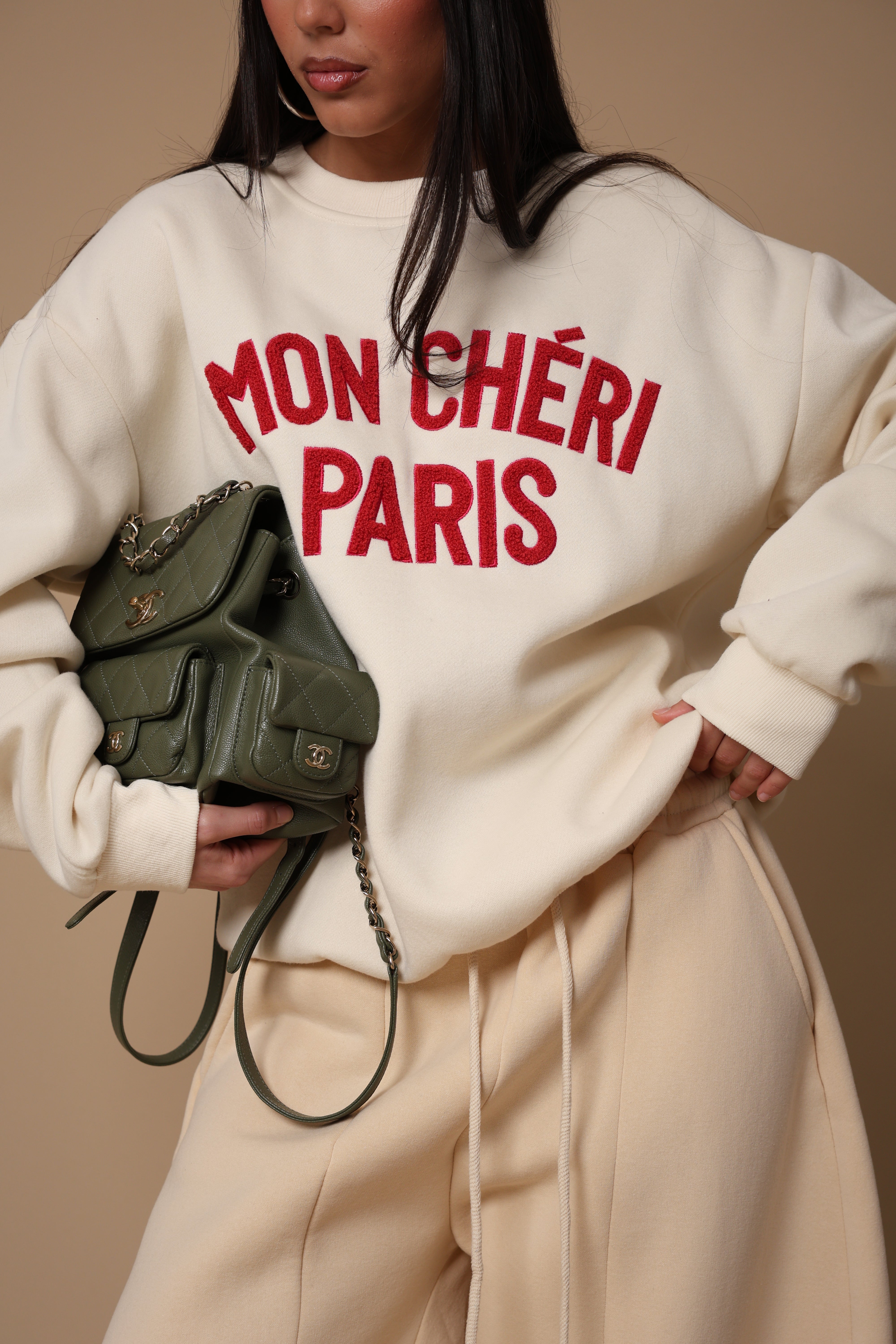 FELPA MON CHERI' PARIS PANNA