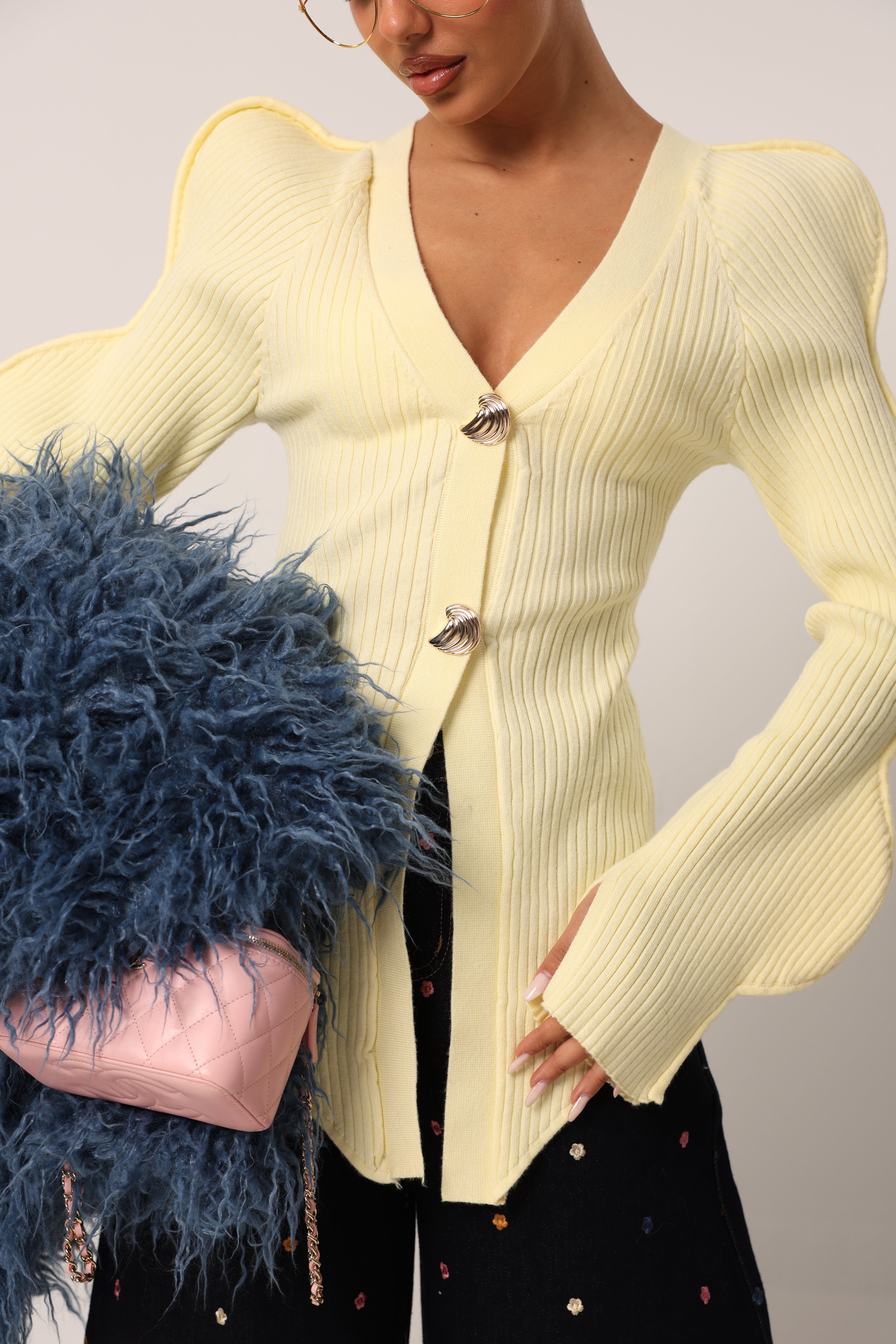 CARDIGAN ROXY GIALLO